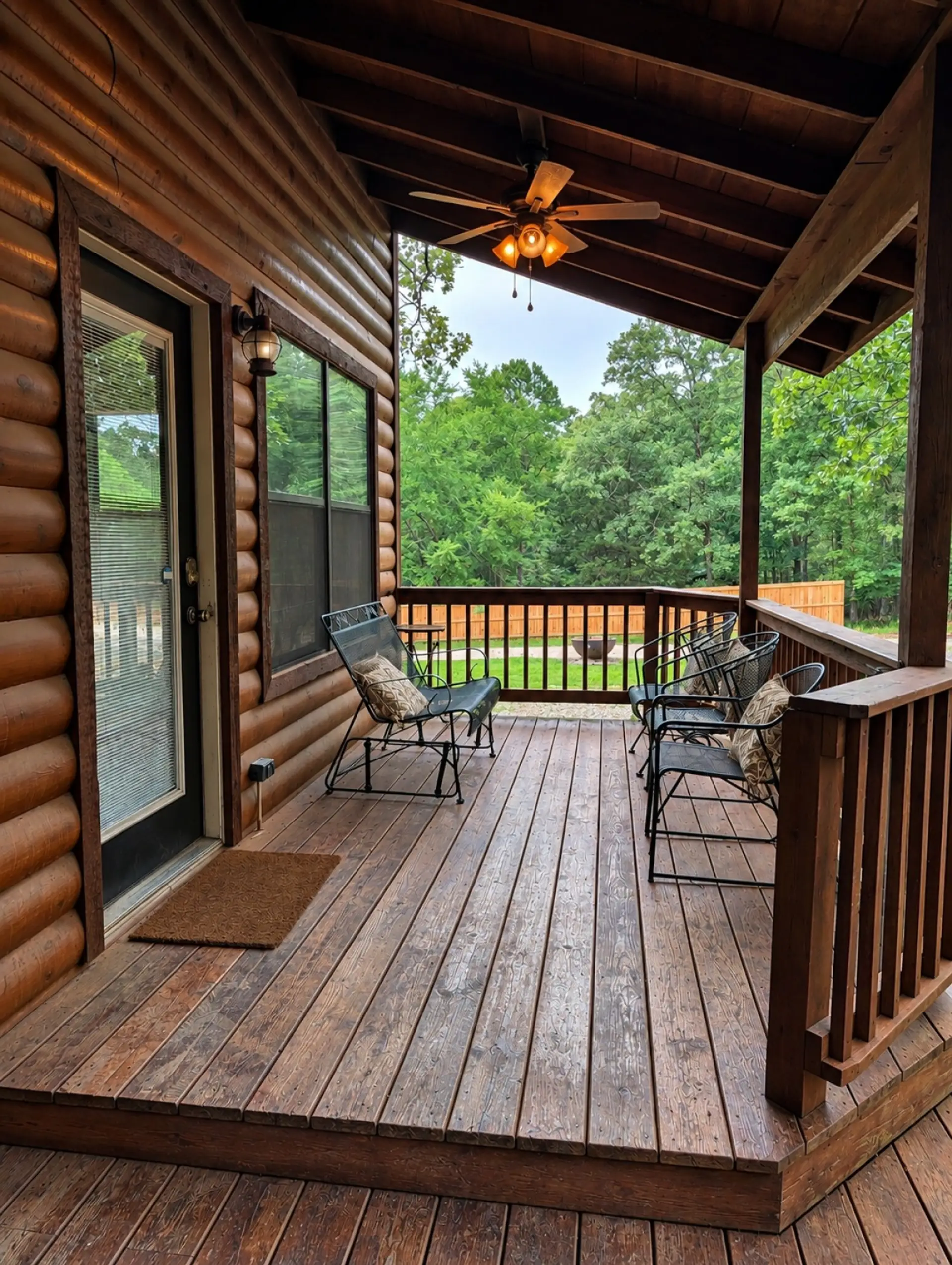 Rustic Back Porch