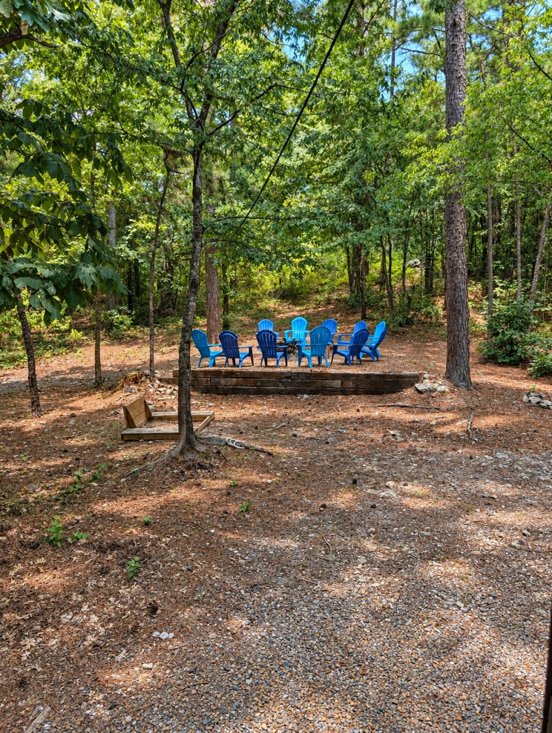 Woodland Fire Pit Area