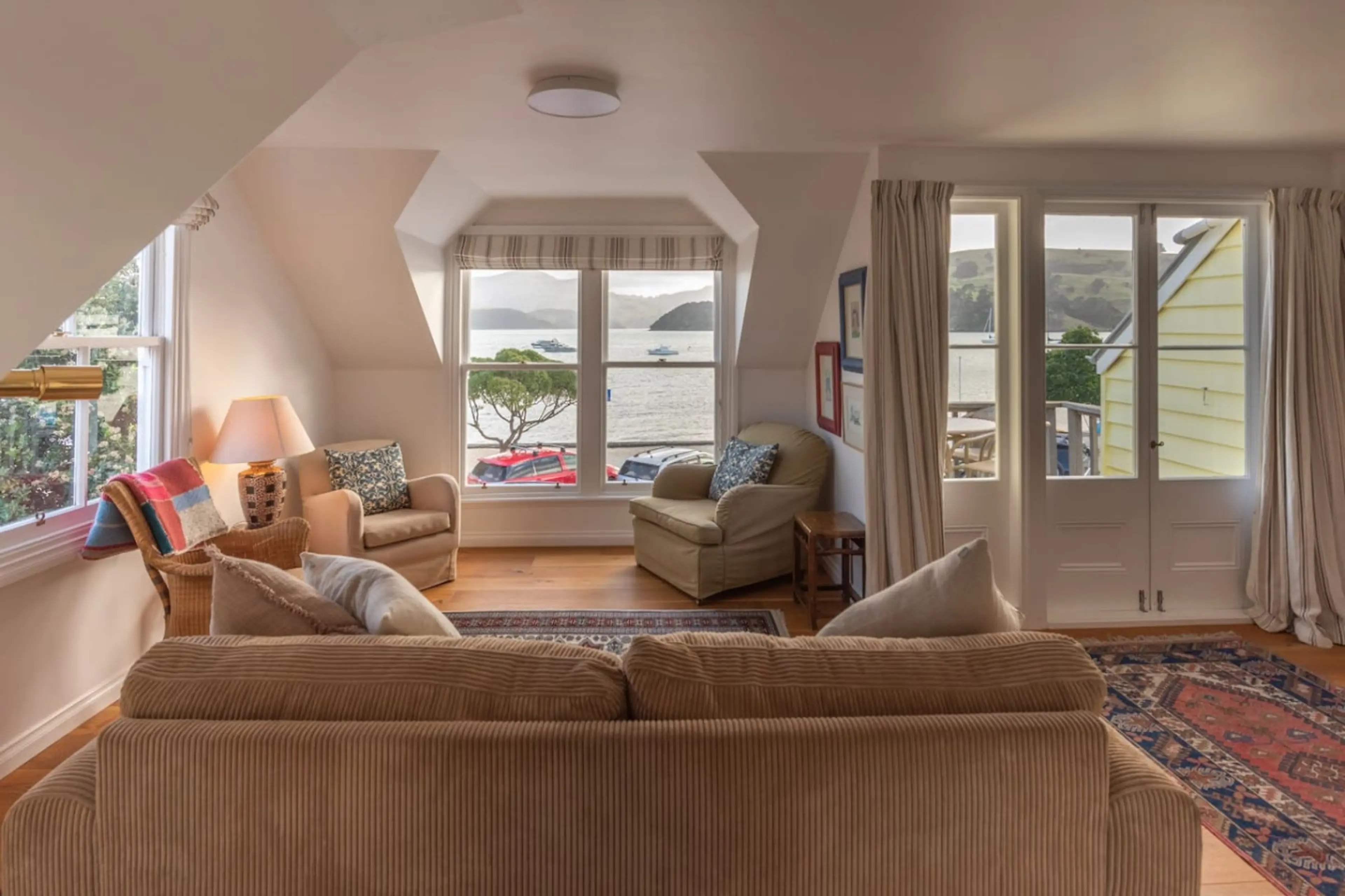 Main living room with balcony