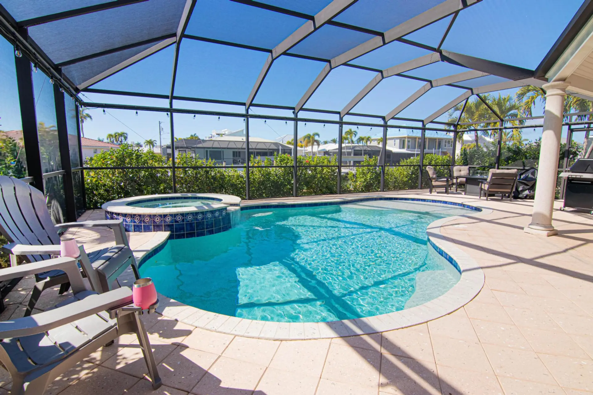 Pool, Spa and Fire Pit