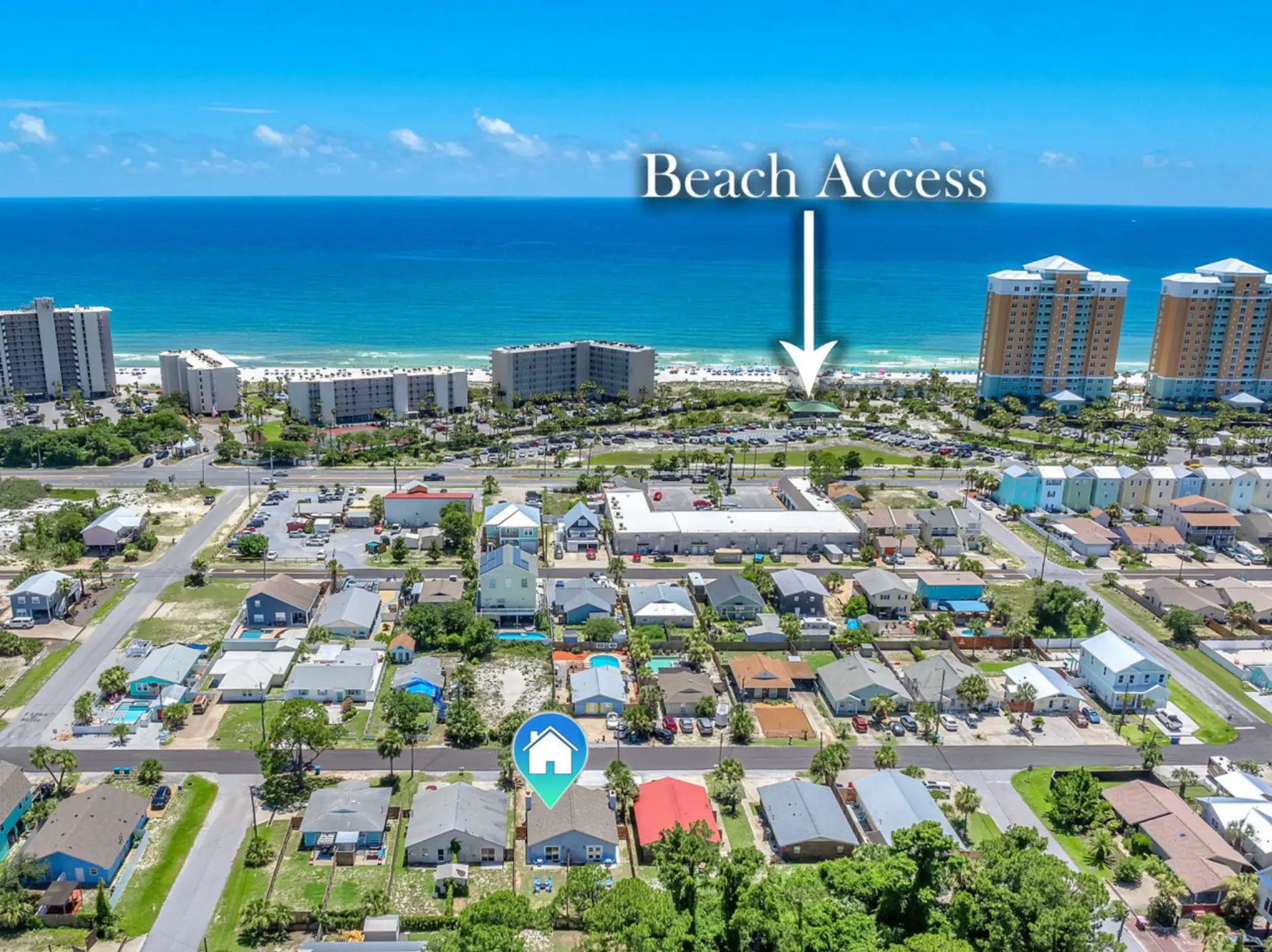 Beach access just a short stroll away!