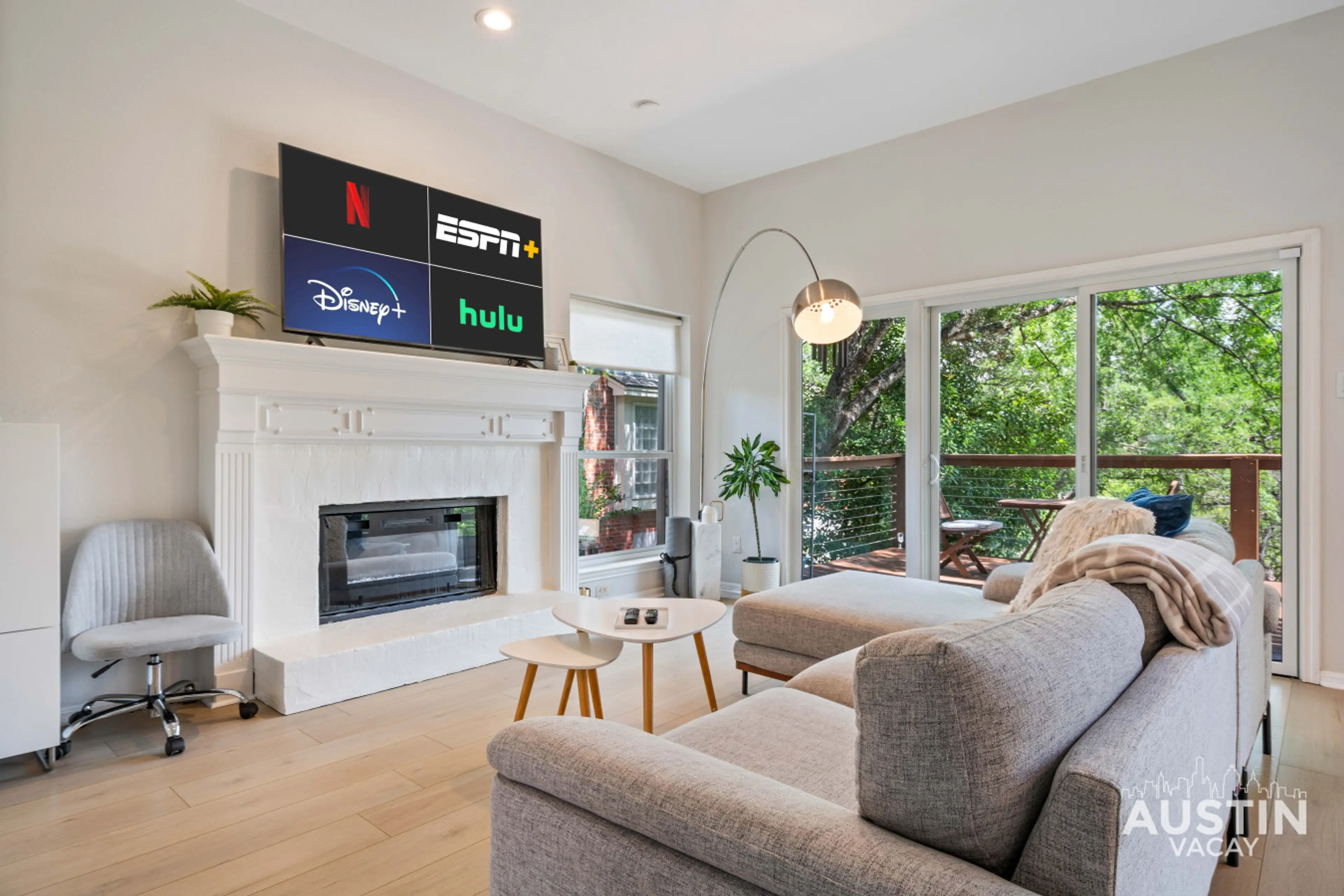 Finally, a living room where everyone can stretch out and no one’s elbow touches anyone’s knee