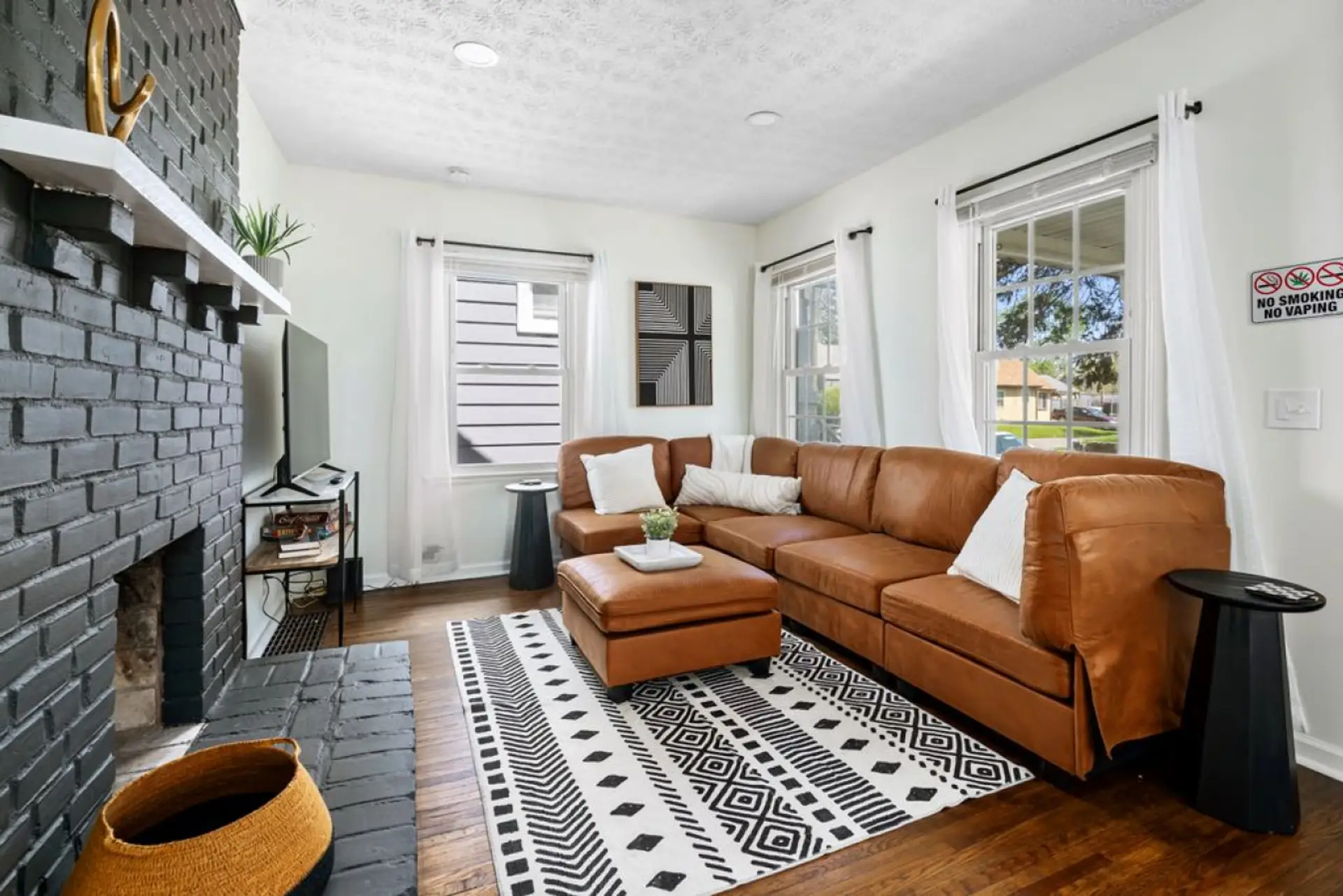 Living Room with Smart TV