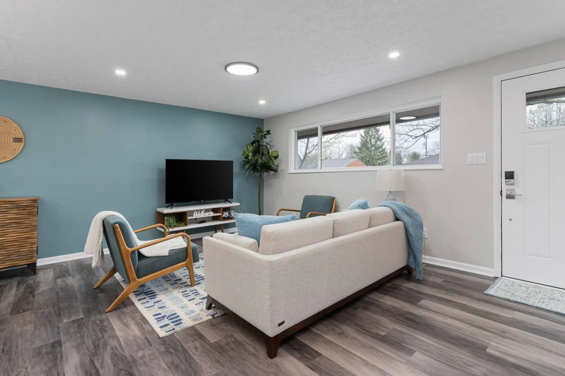 Living Room with Smart TV