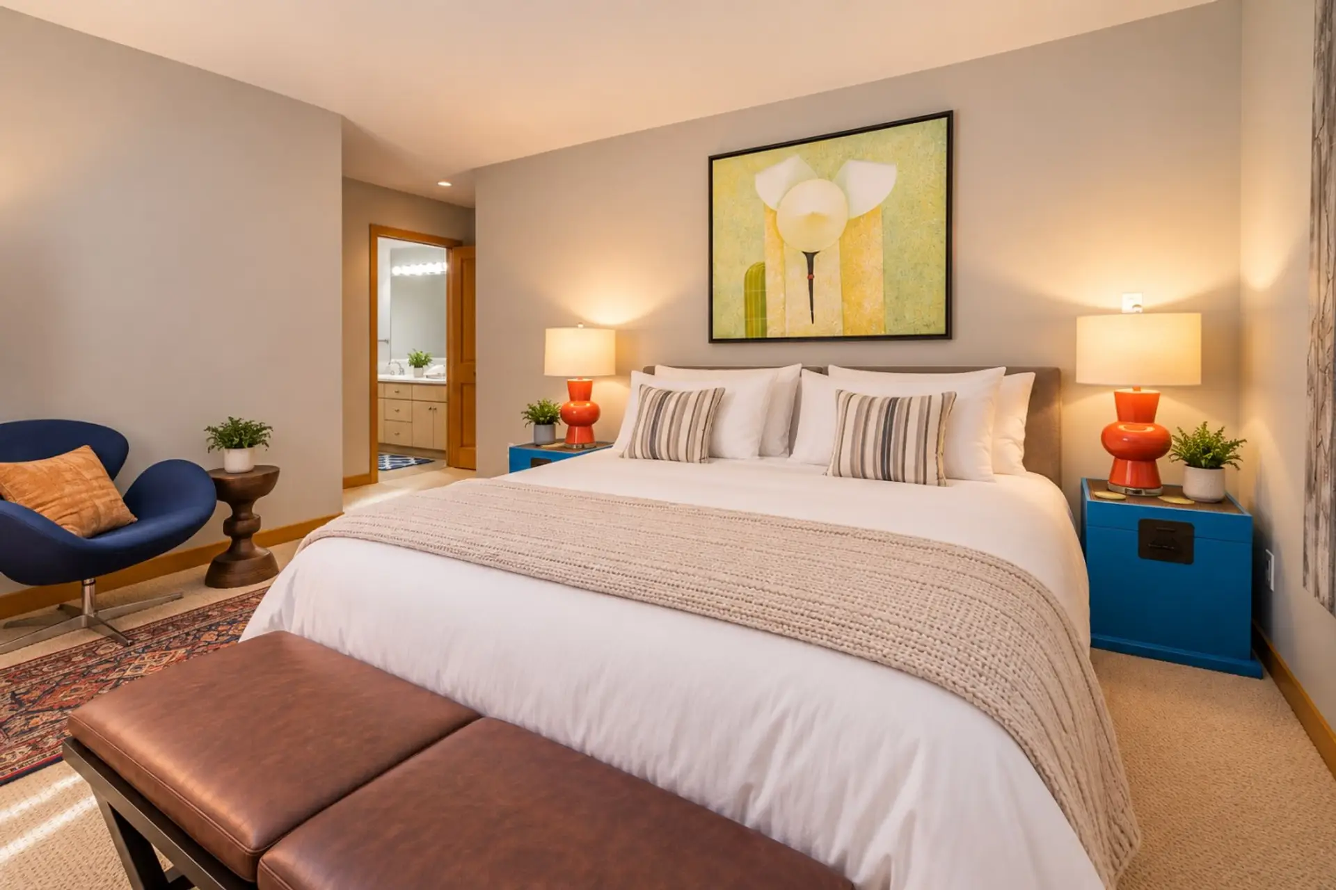 Master Bedroom with King bed