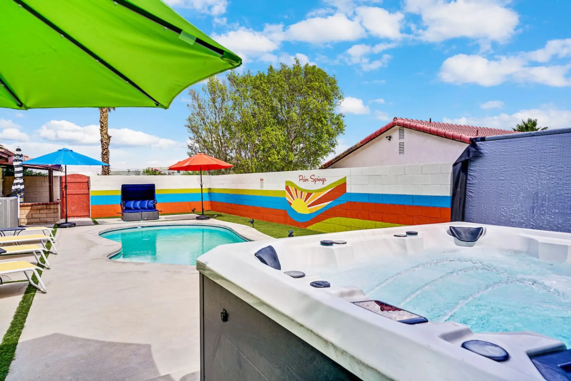 Private spa just steps from your back door.