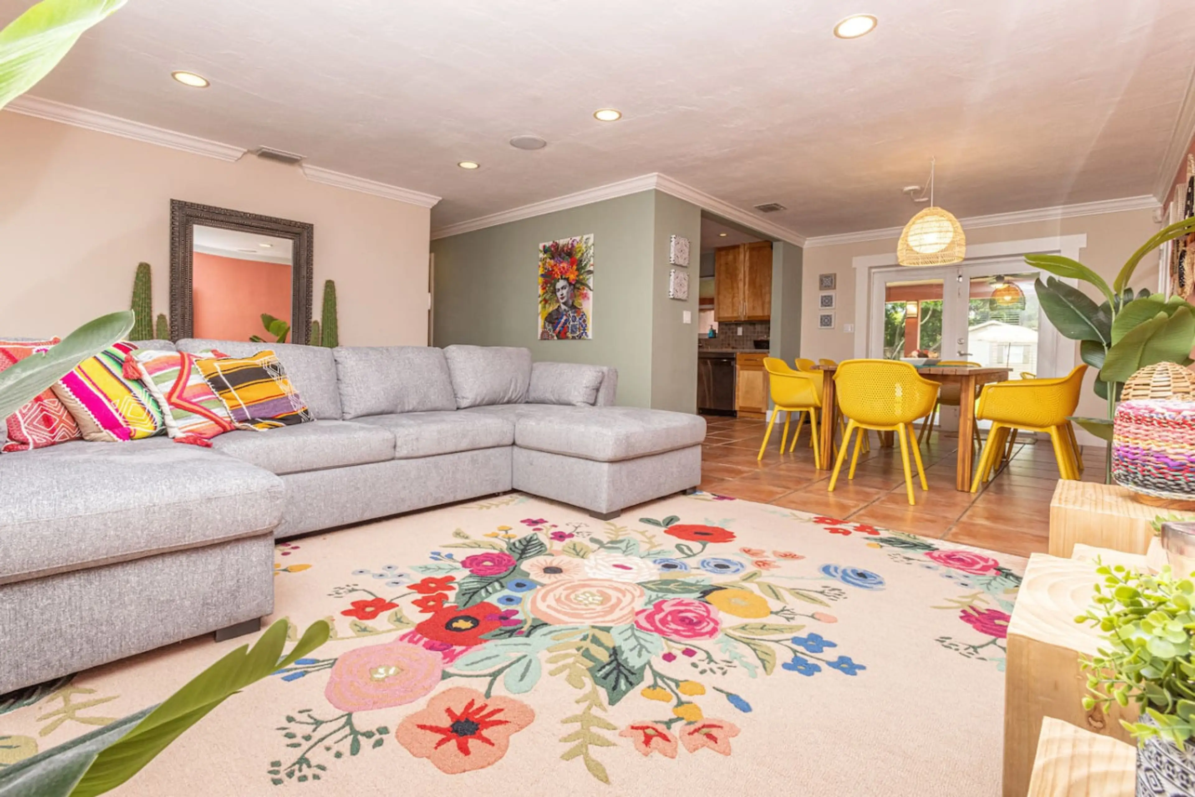Bright, cozy living room for family fun and connection