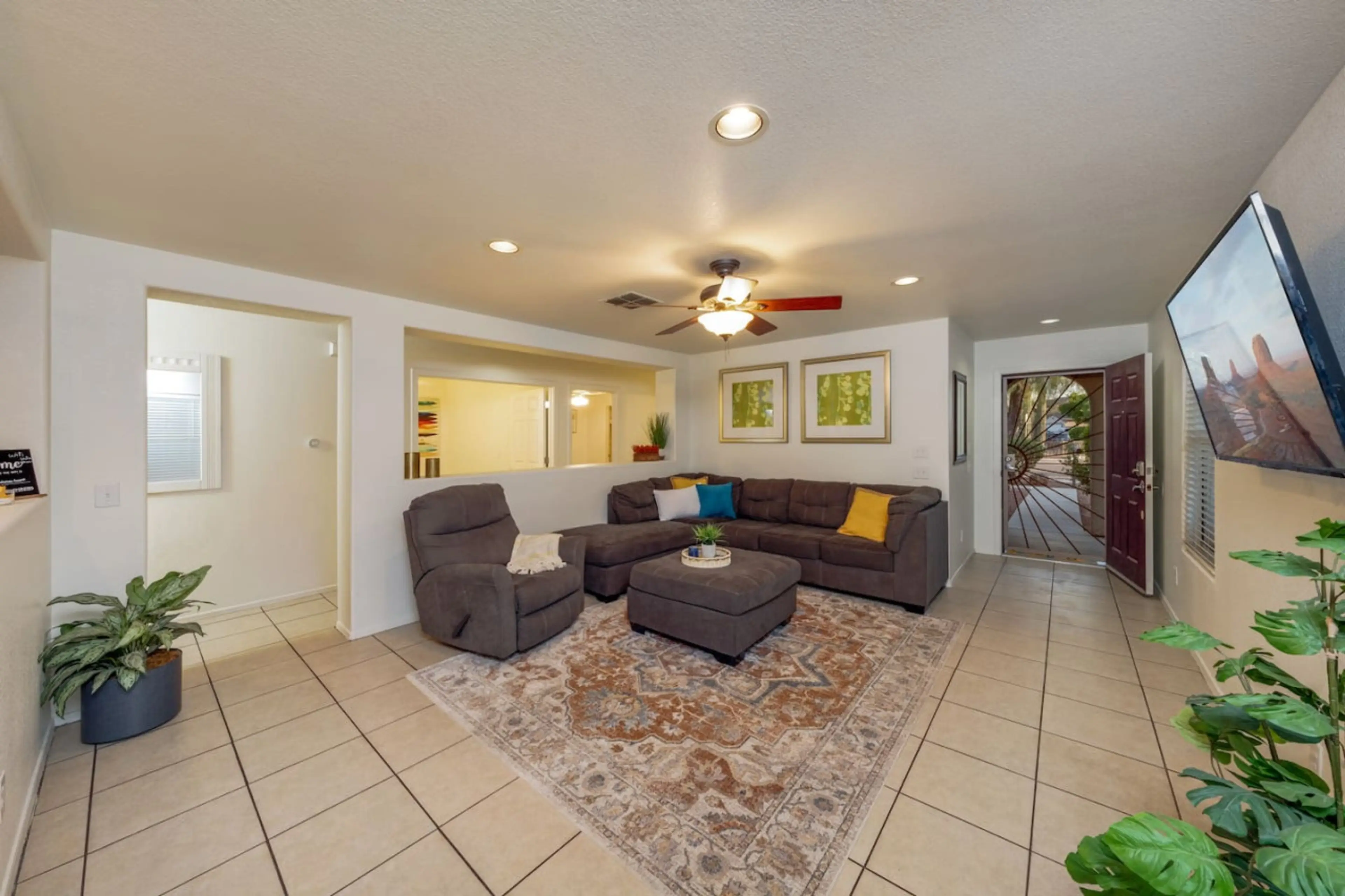 Open living room