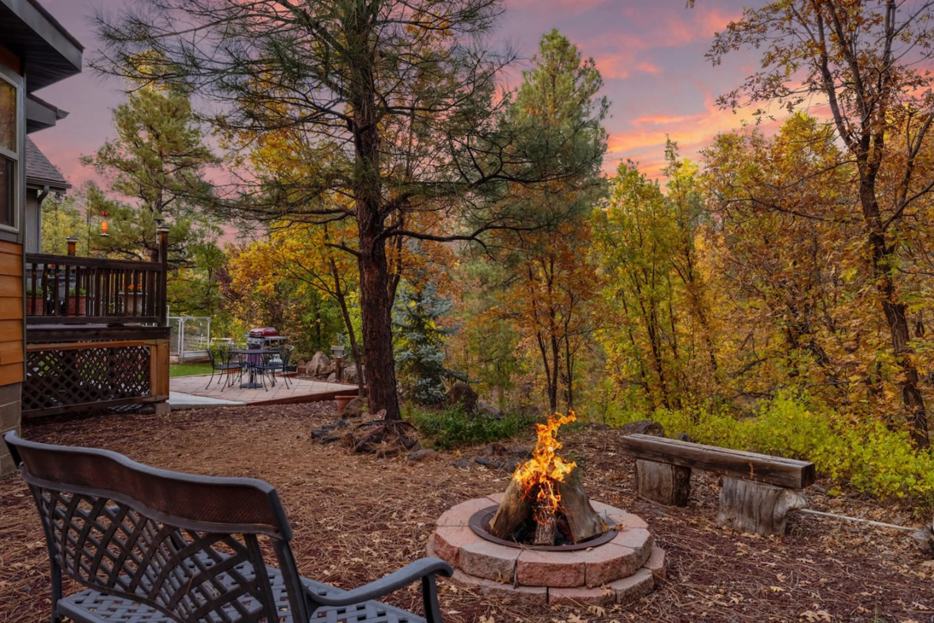 Fire pit area