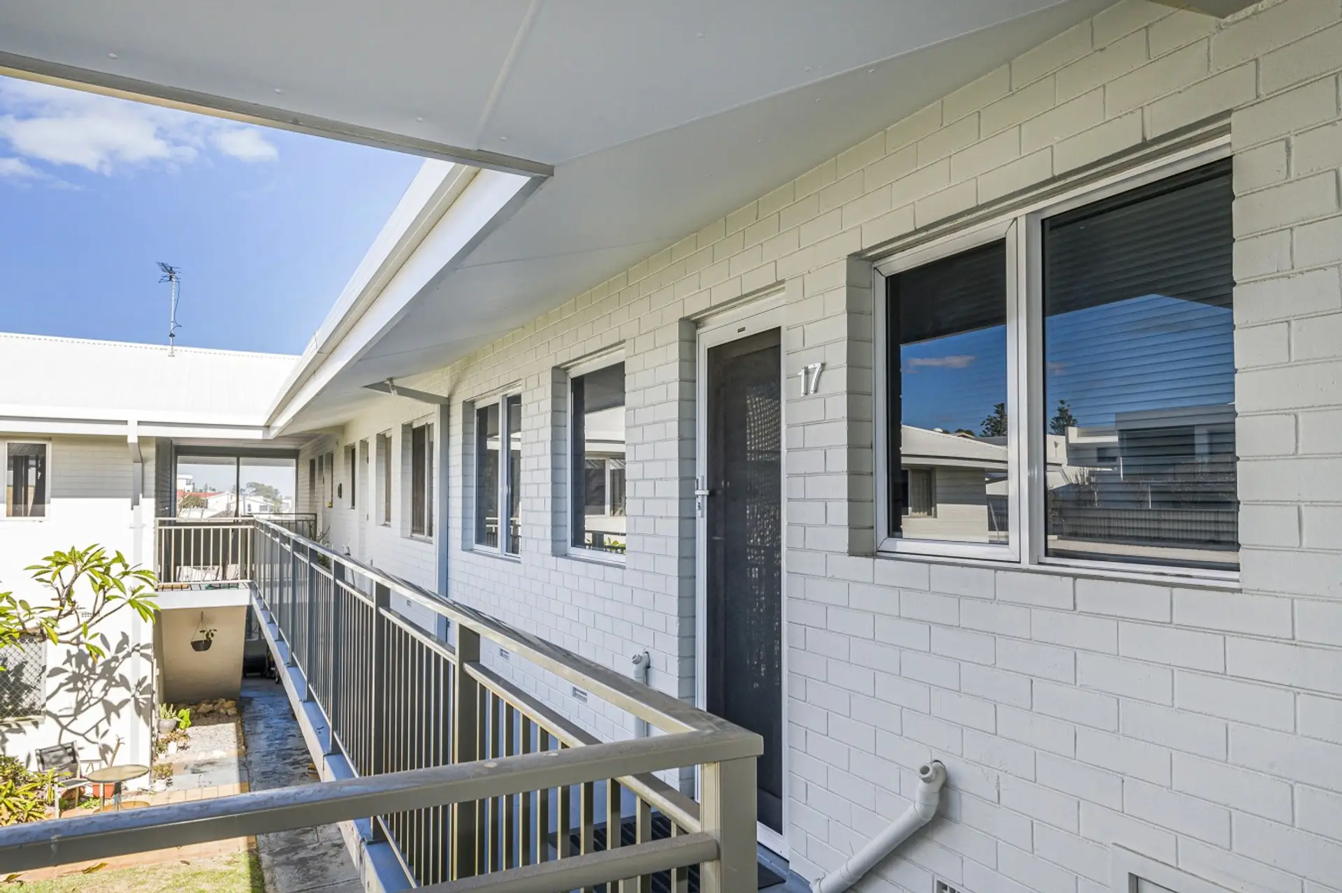Private, secure entry with easy access to your beachfront retreat.