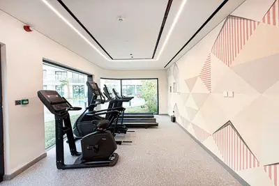 Pool, Gym & Movie Projector - Modern JVC Studio