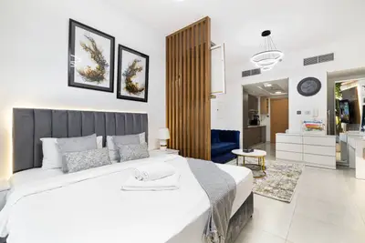 Studio in JVC | Pool, Gym & Parking