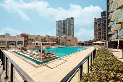 Modern 1BR | Pool, Gym & Parking | JVC