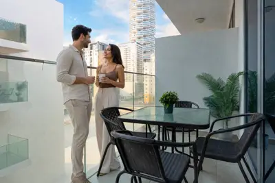 Elegant 1BR + Kids Room | Pool, Gym & Parking