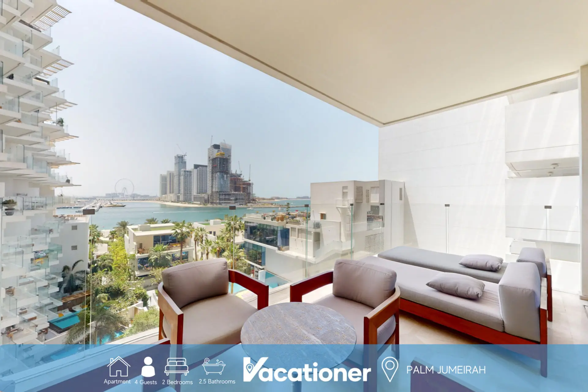 Balcony with sea view
