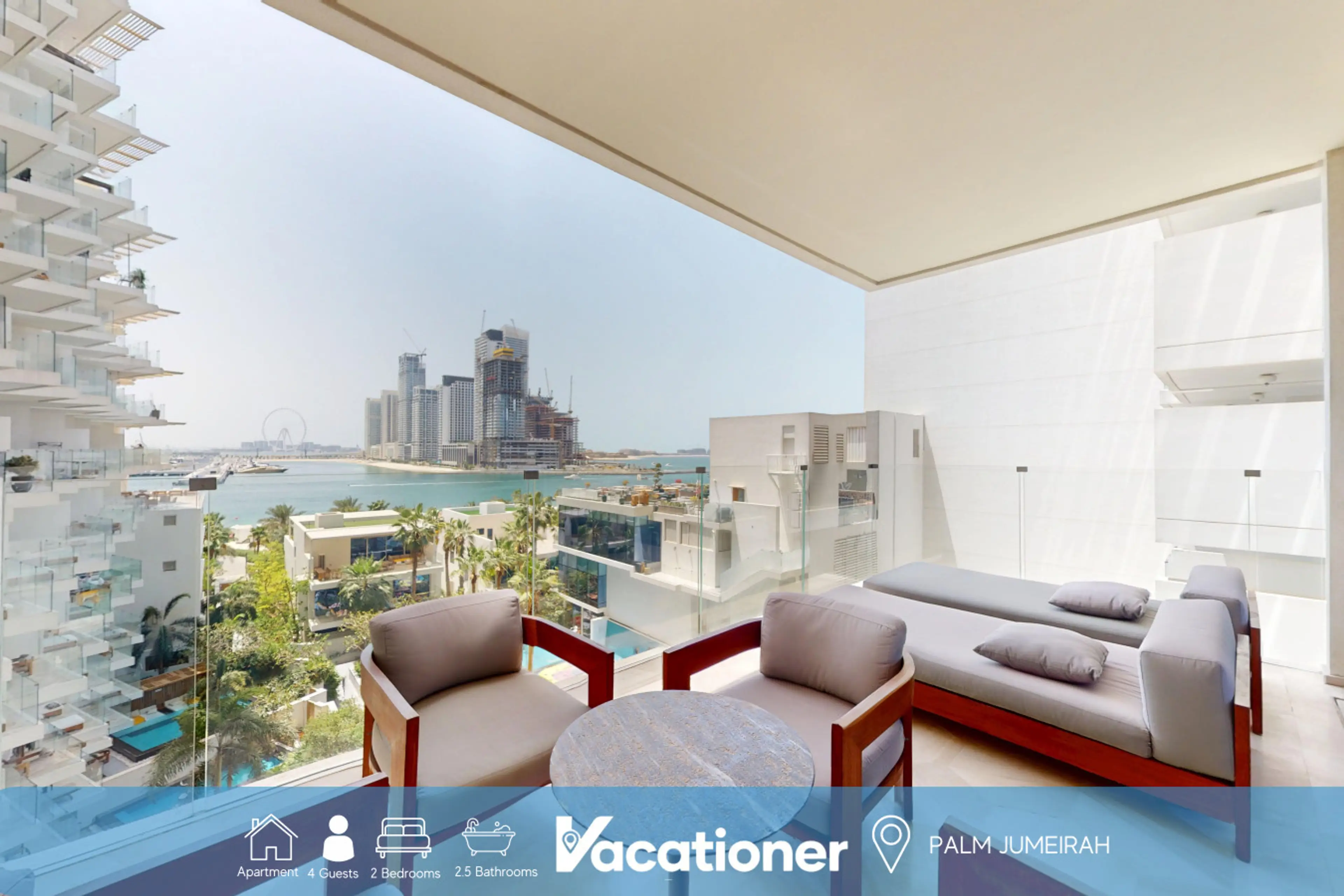 Balcony with sea view