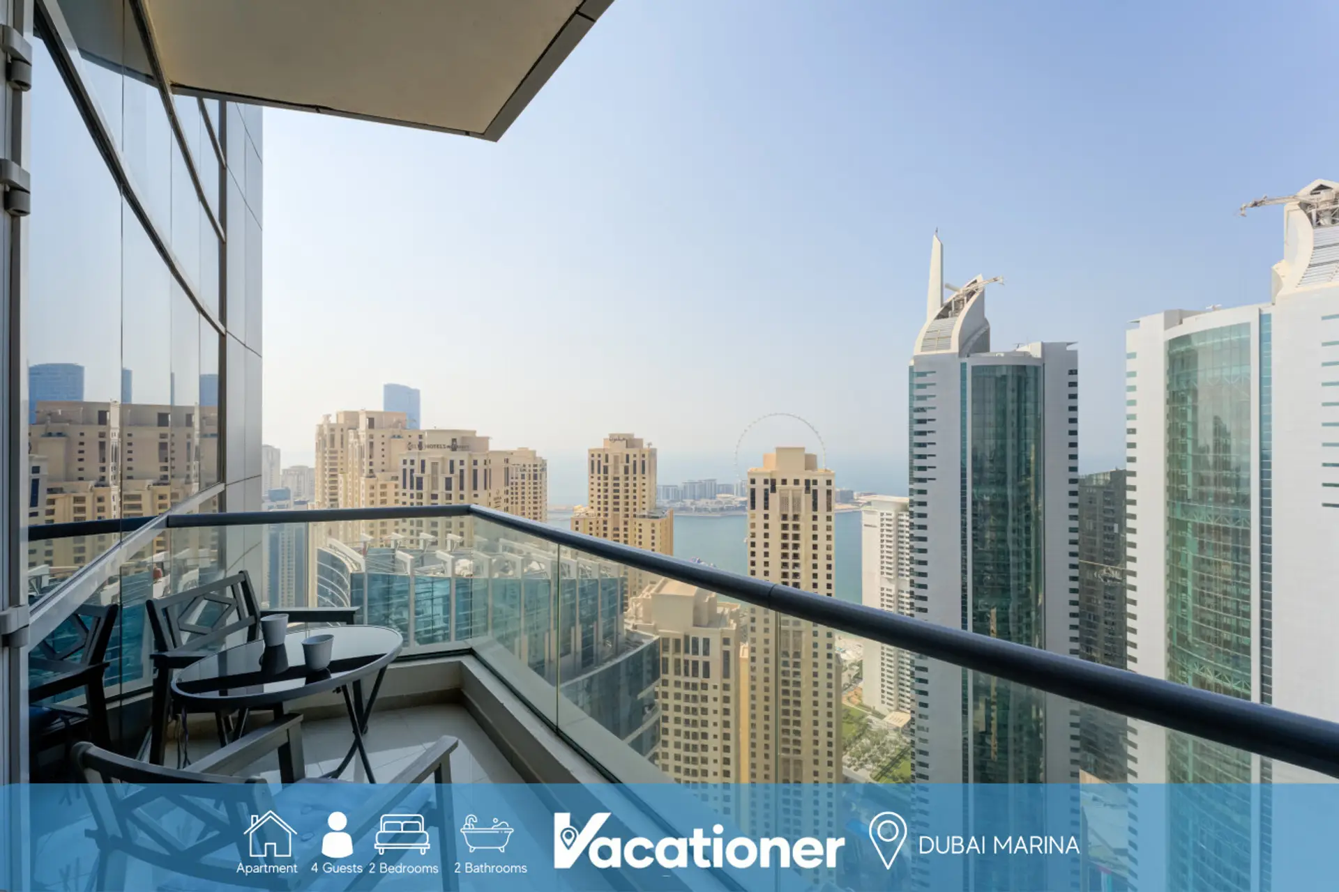 Balcony with Marina View