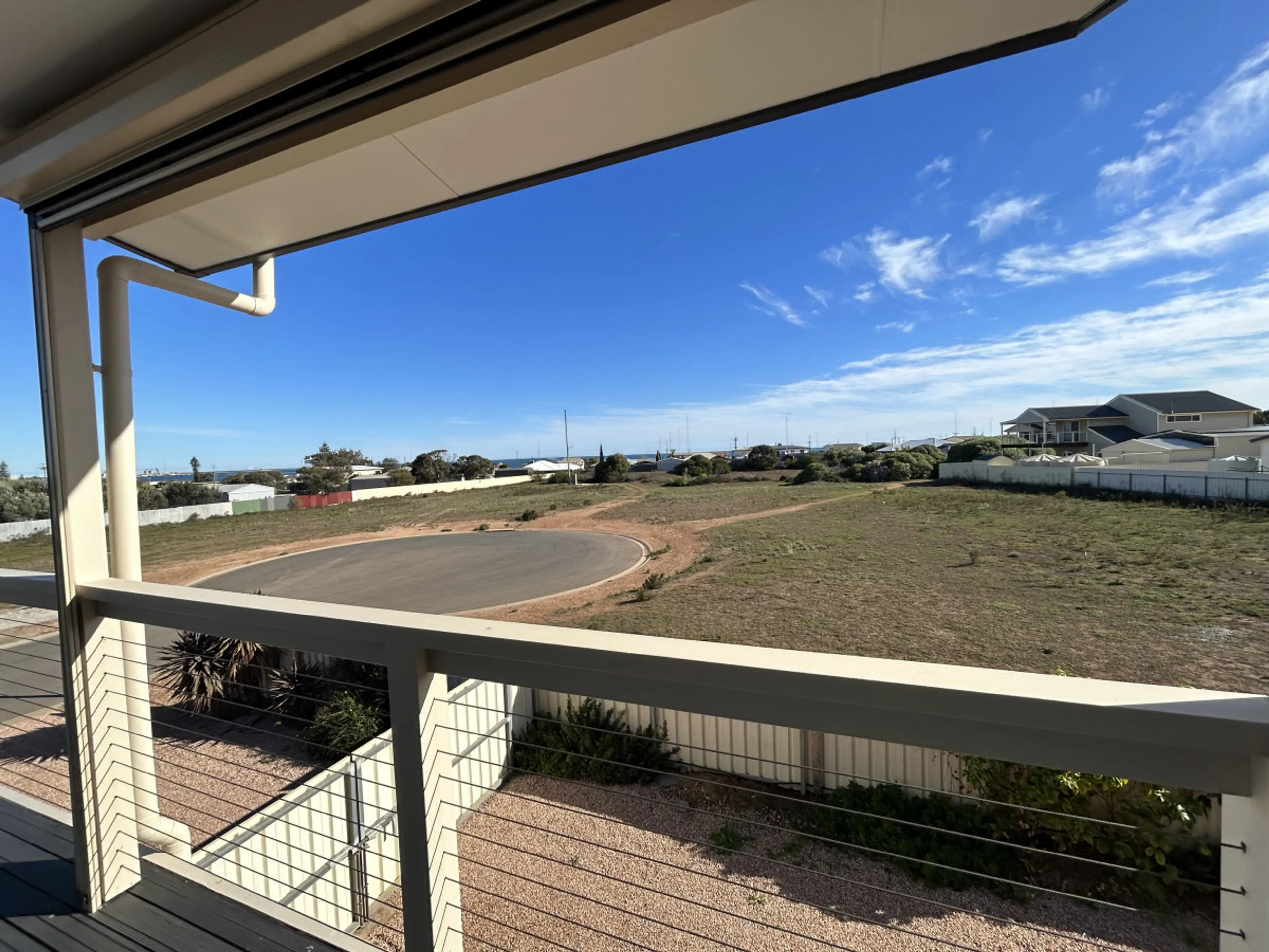View From Balcony - Water Viewable in Distance