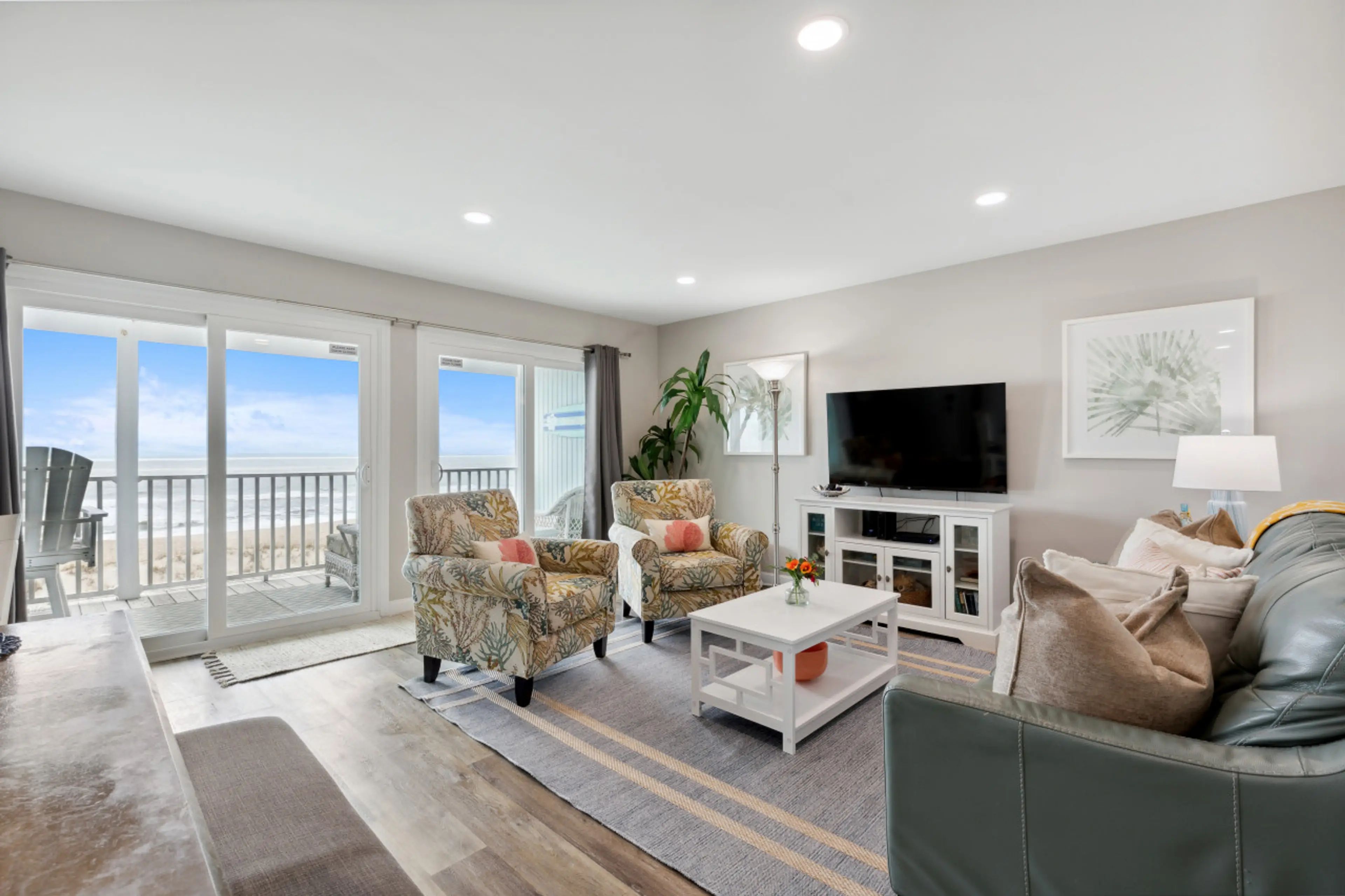 Living room view overlooking the Spectacular Ocean Views!
