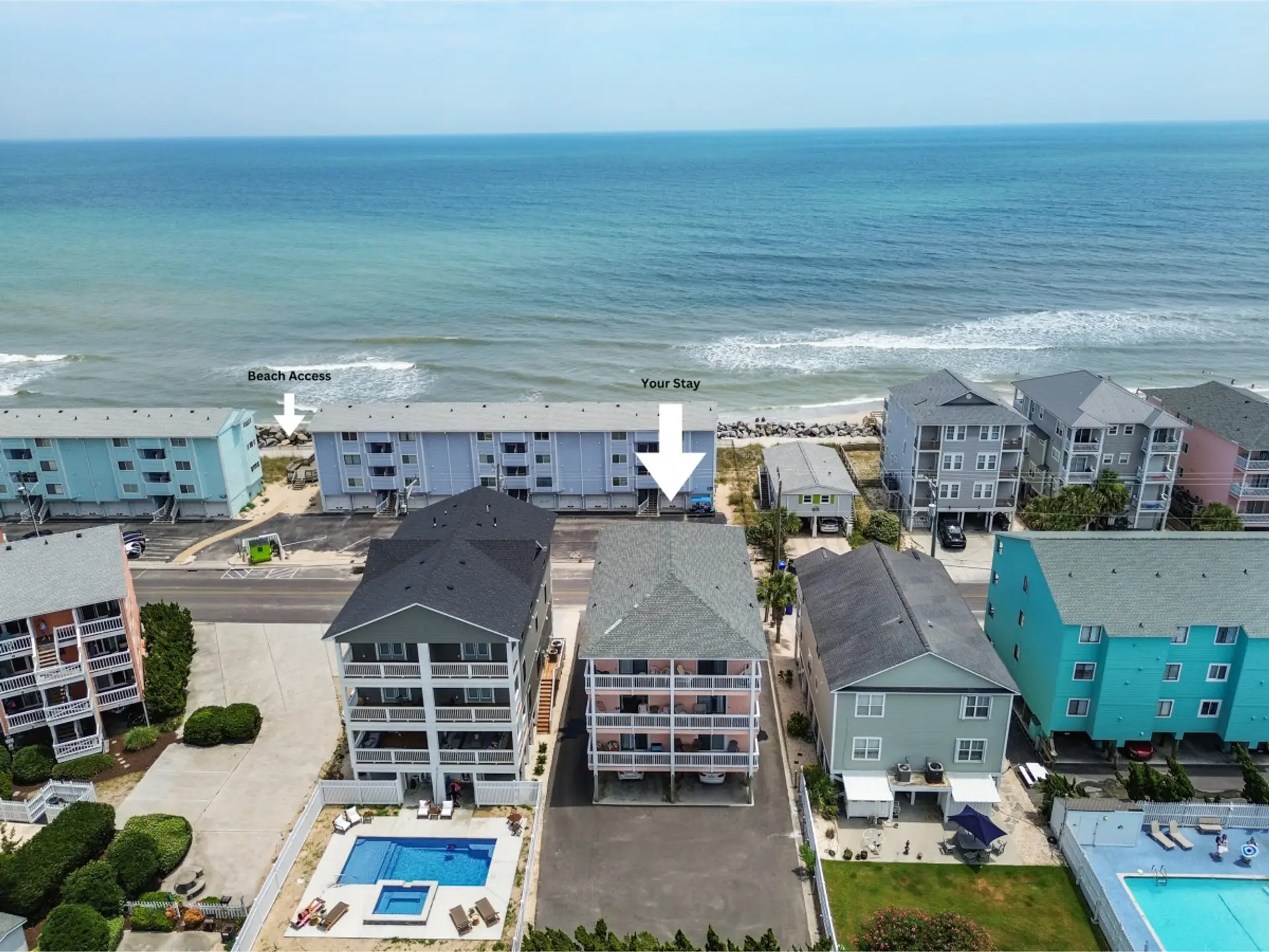 Only 1 block to the beach!
