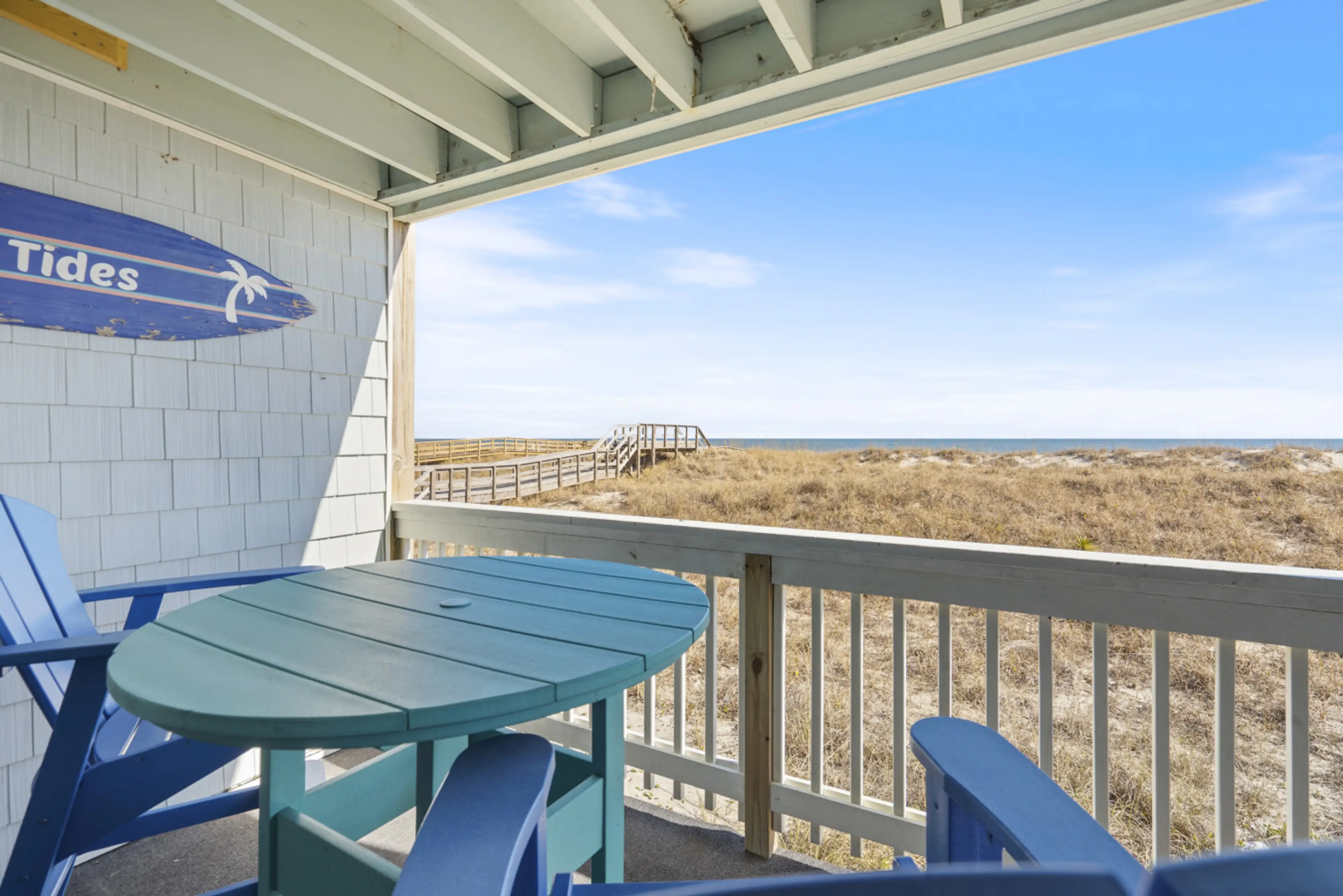 Ocean views from the balcony