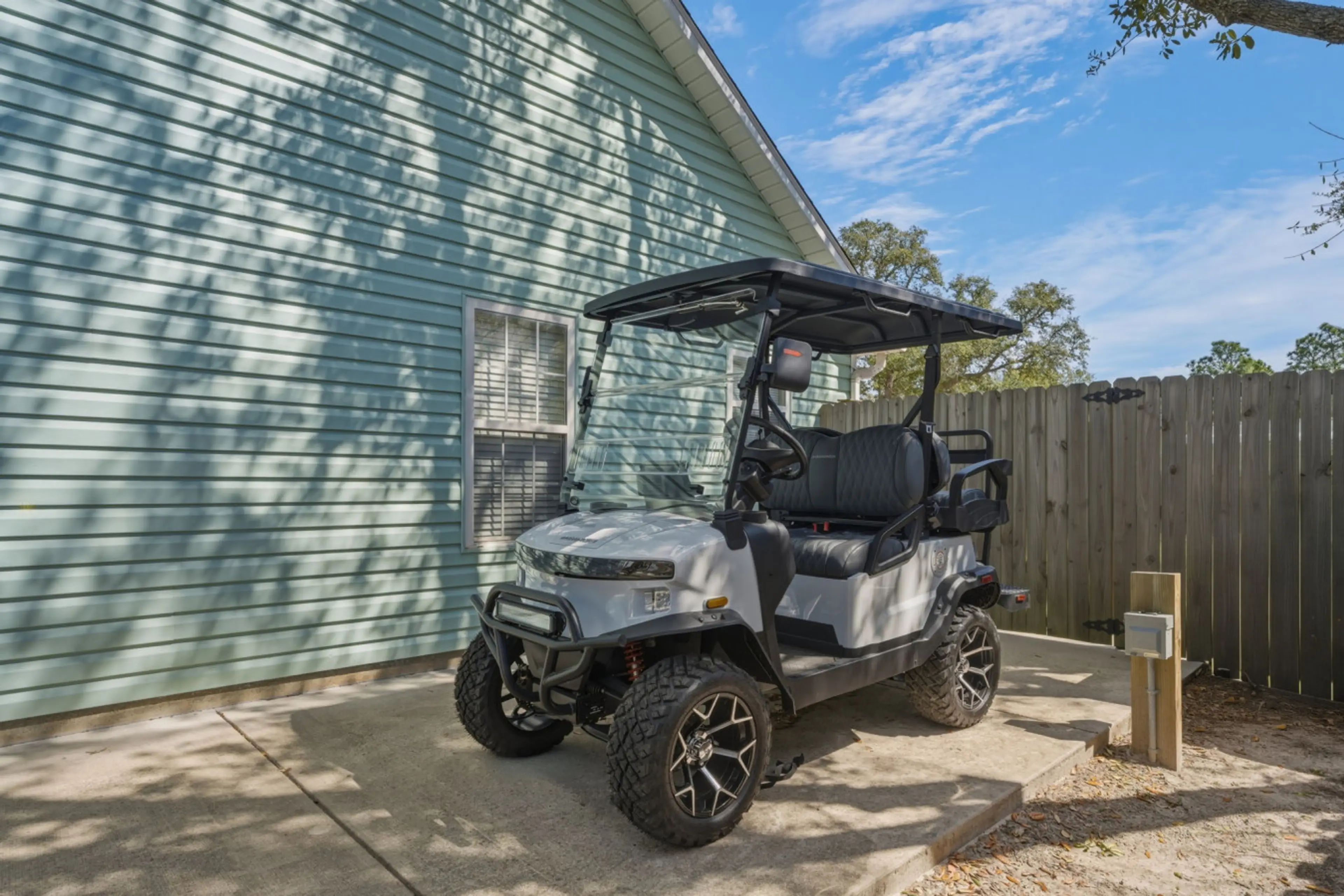 Golf cart available for your stay!