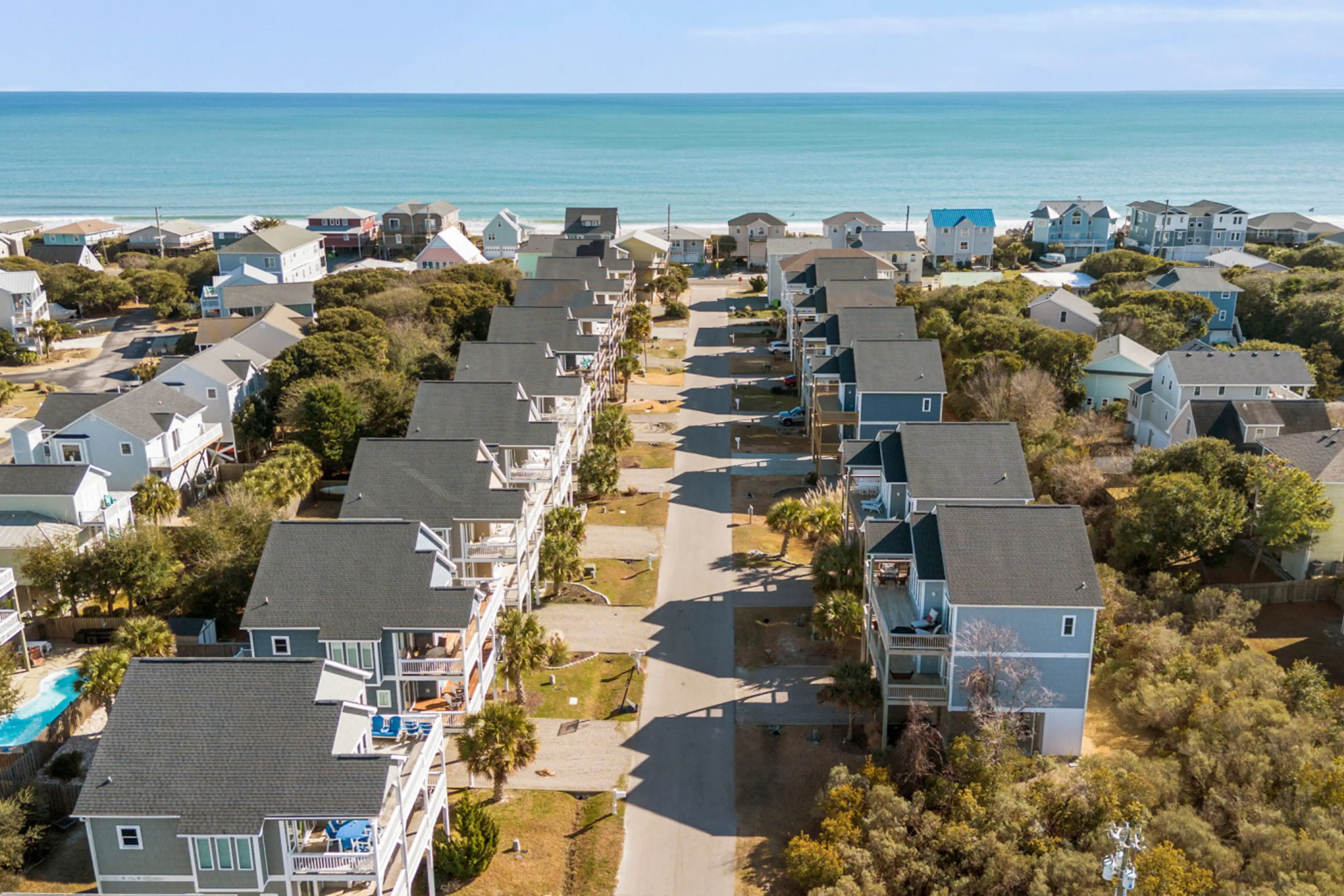 Very close to the beach access