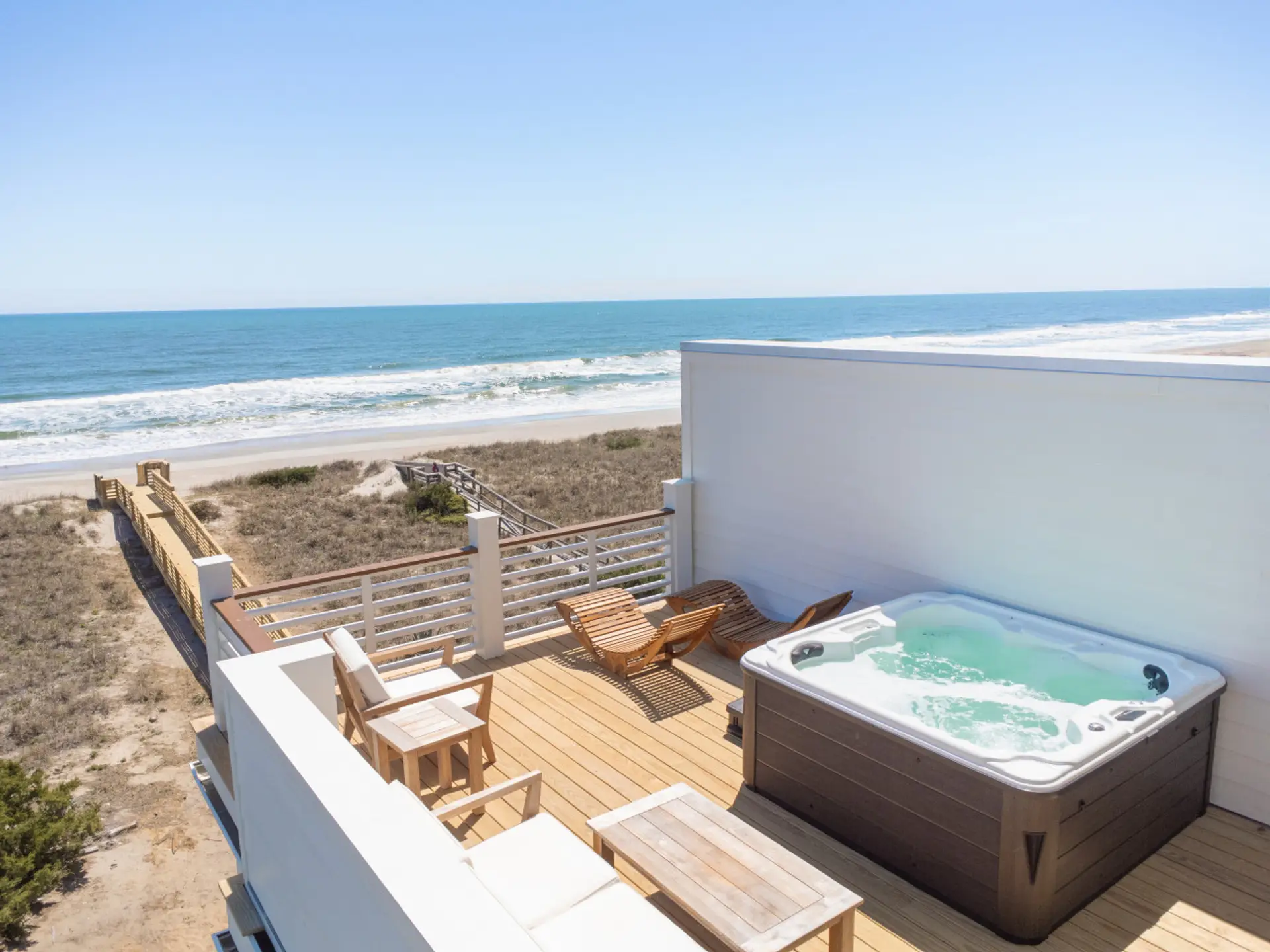 Rooftop Hot Tub View