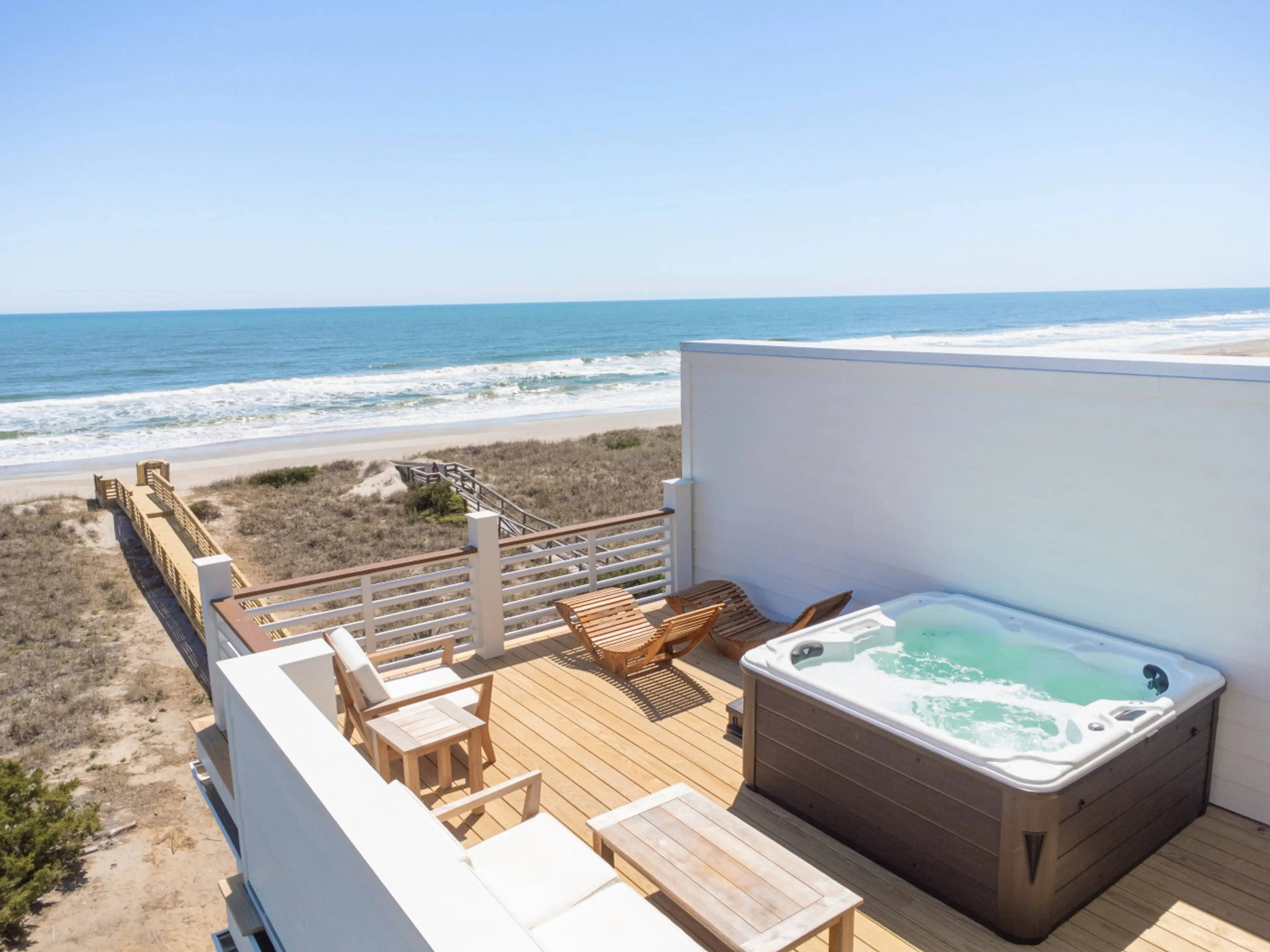 Rooftop Hot Tub View