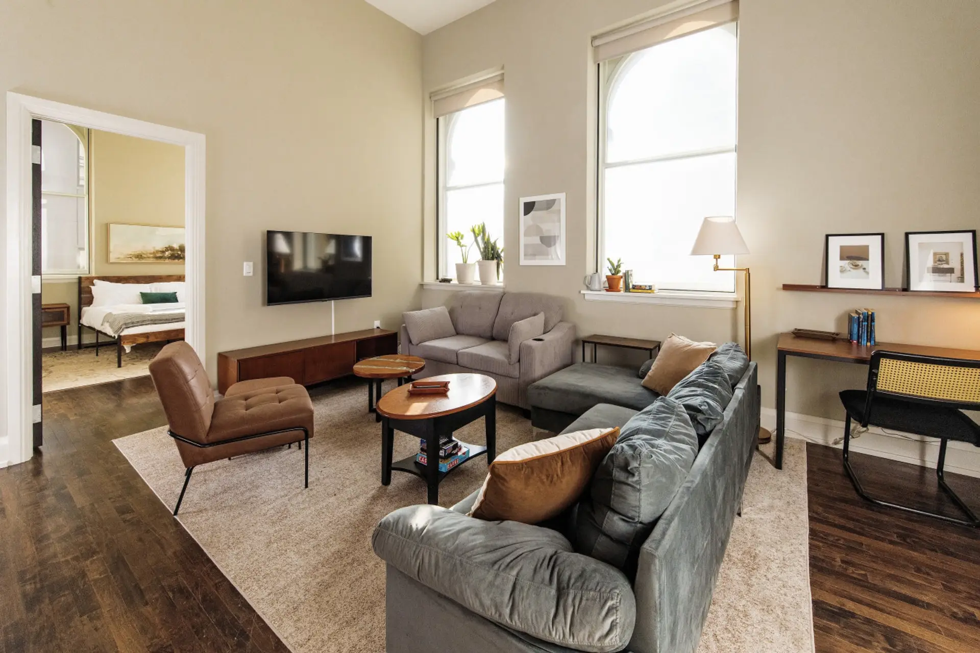 An open, light-filled layout designed for seamless transitions between morning focus and evening relaxation