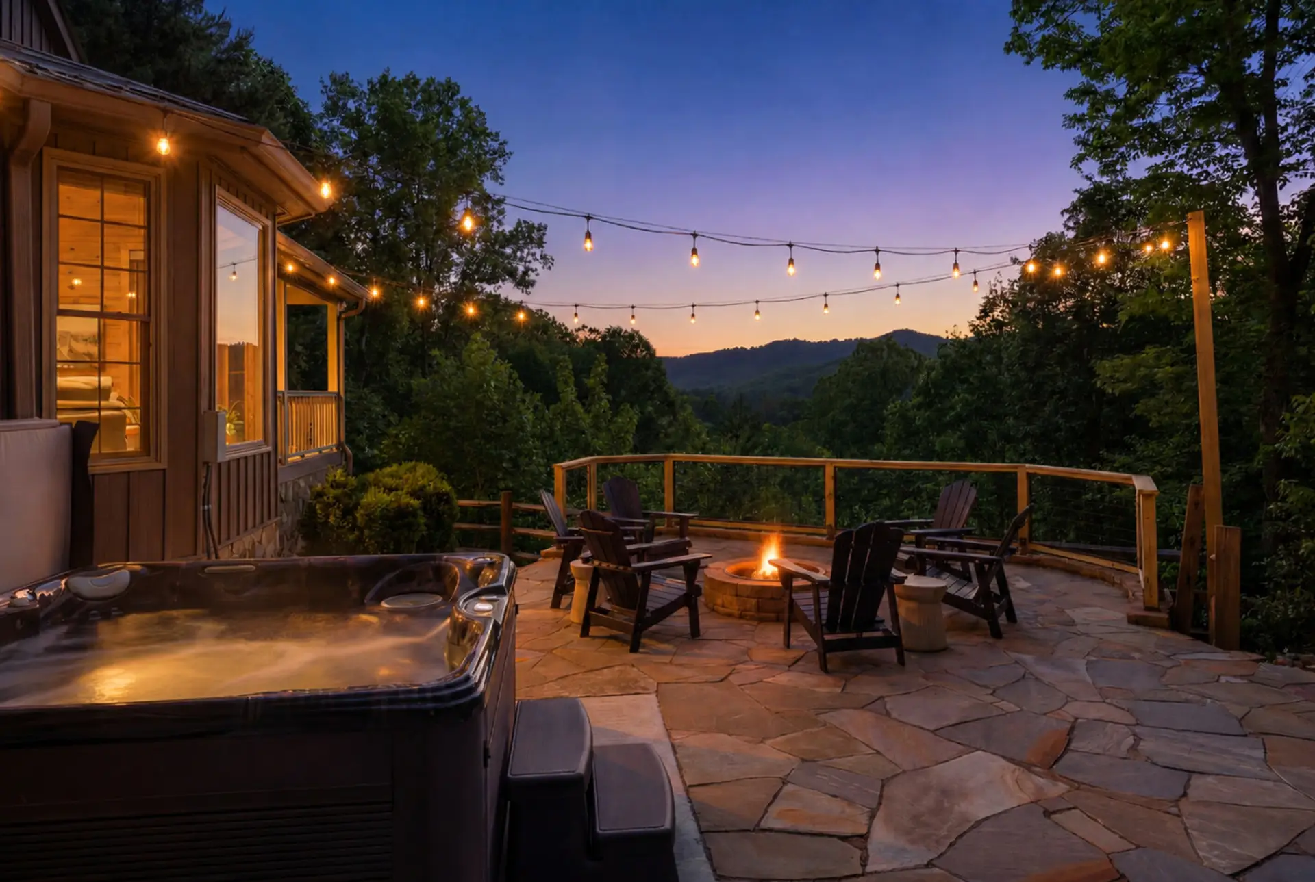 Fire Pit, Hot Tub, Views, Patio
