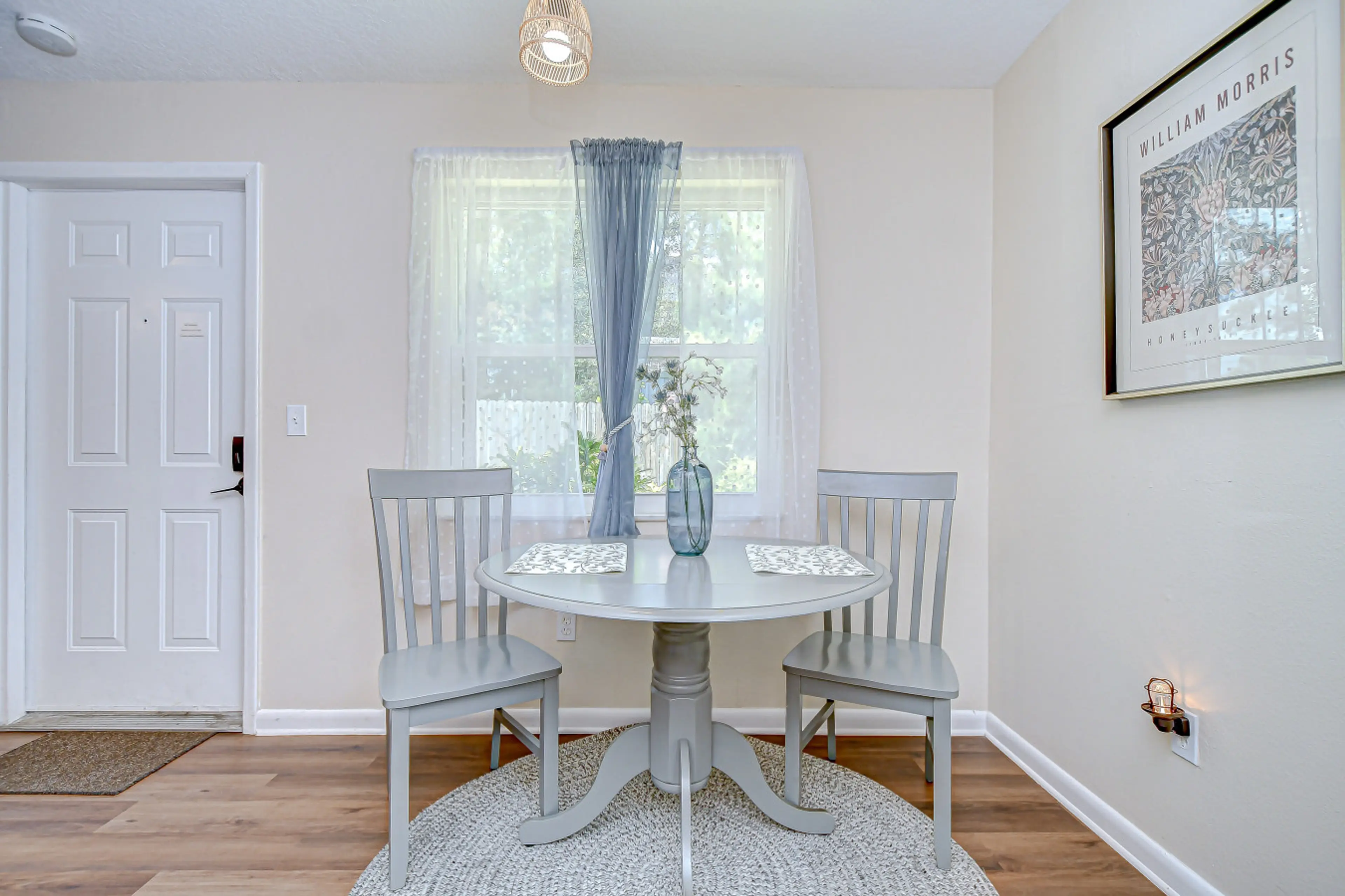 Our sweet space comes with dining for two and everything you would need for a short or long term stay