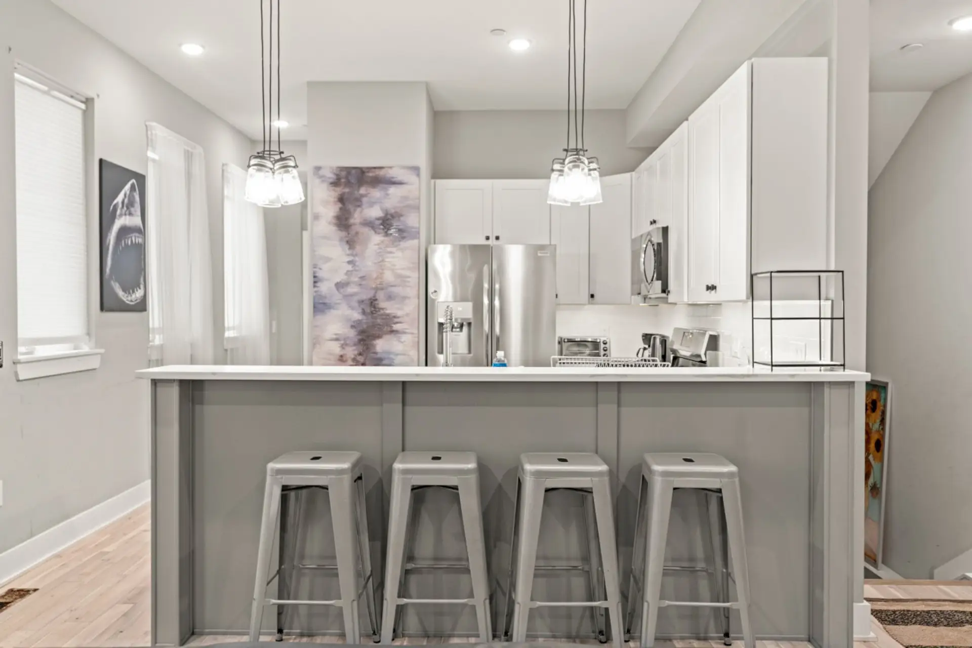 Clean & Contemporary Kitchen with Stainless Steel Appliances