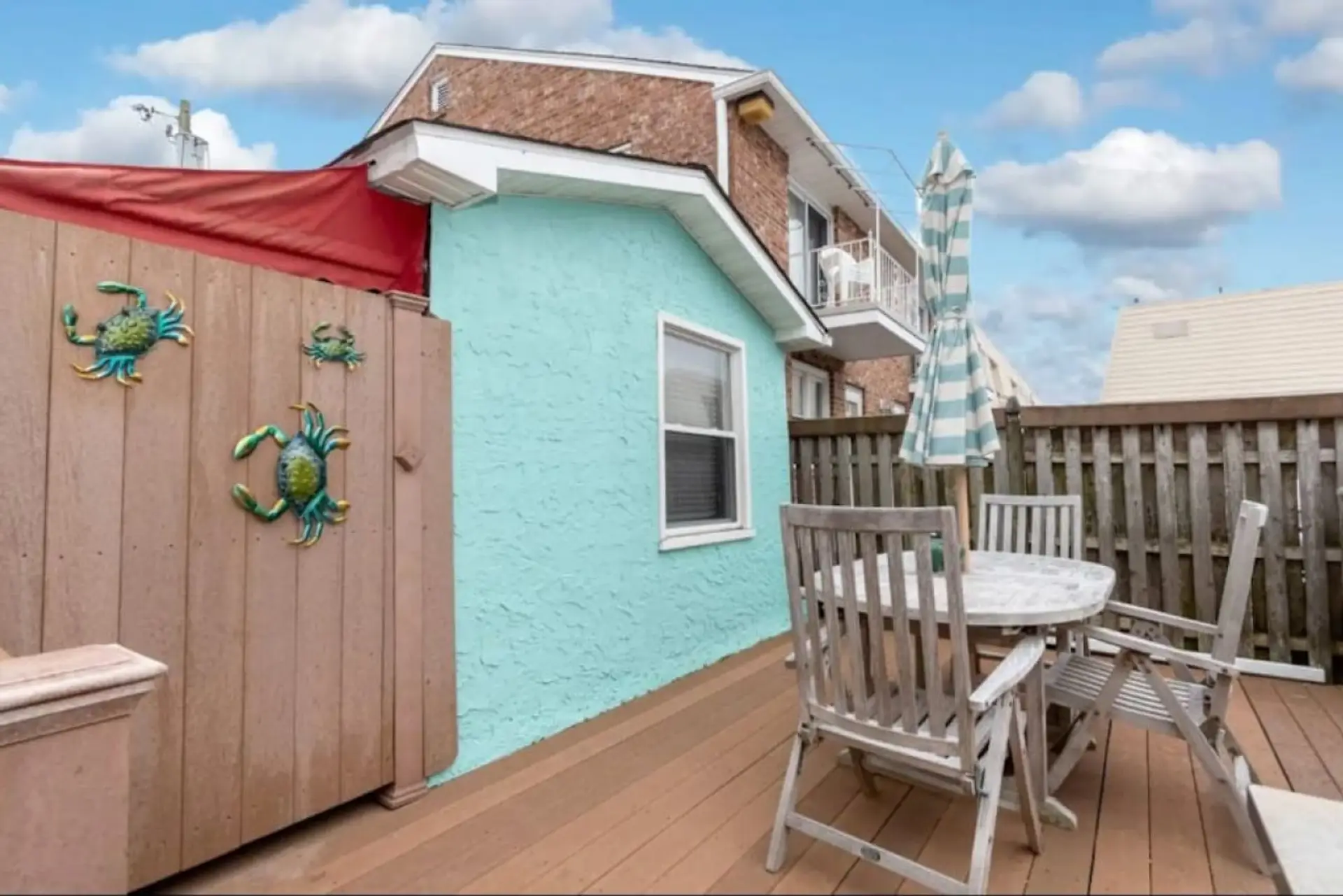 Great spot for morning coffee or a backyard BBQ