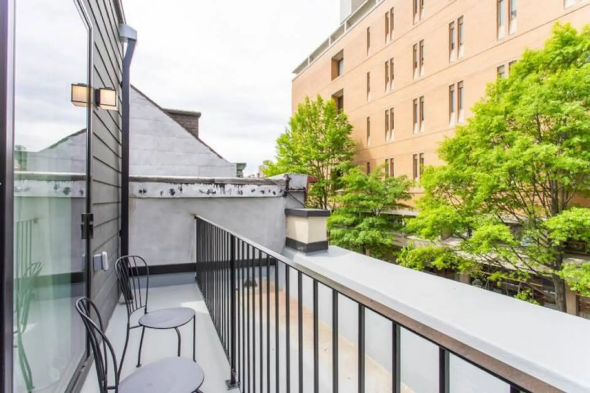 Enjoy sipping your morning coffee from your balcony