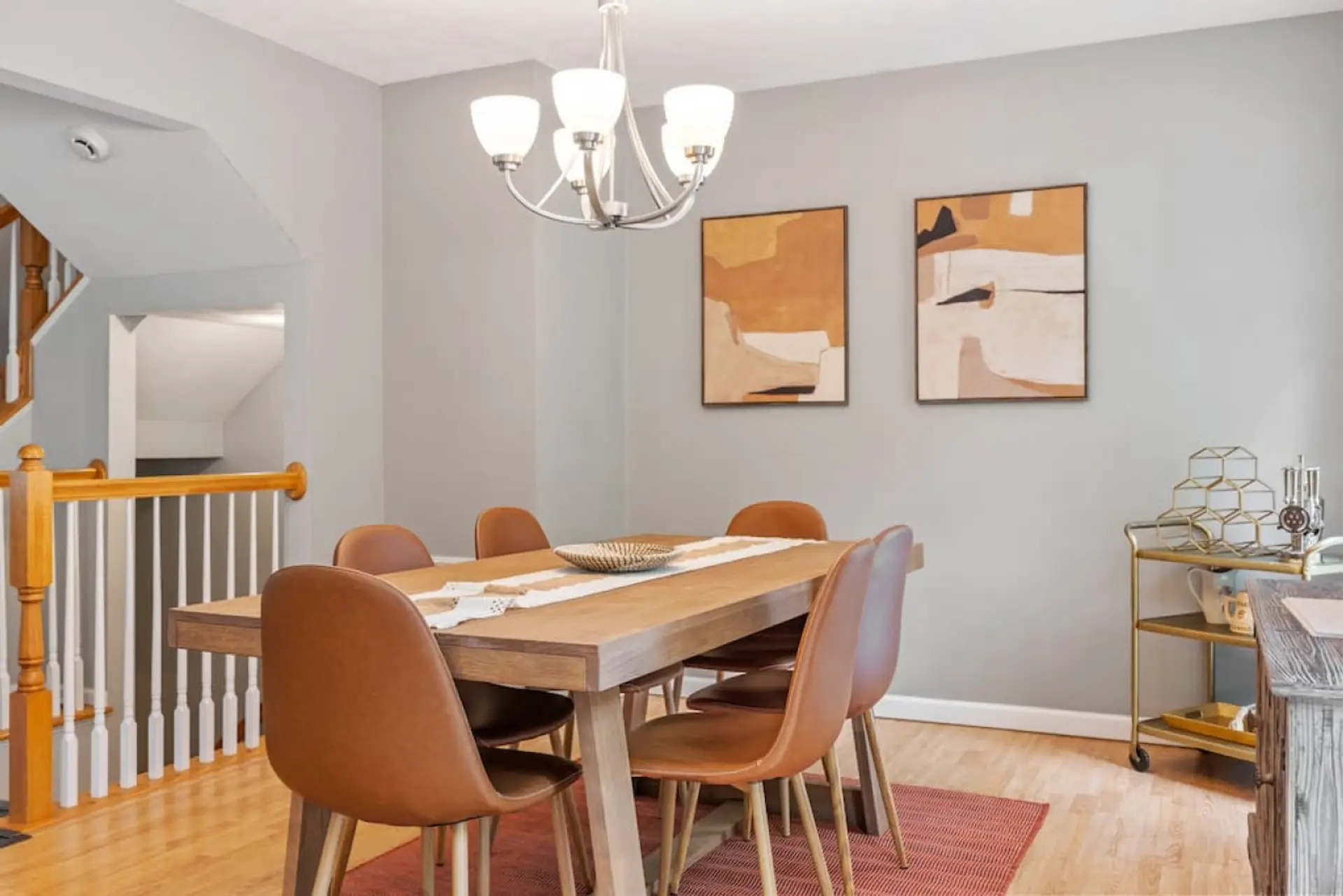 Enjoy meals and memorable moments in this stylish dining area