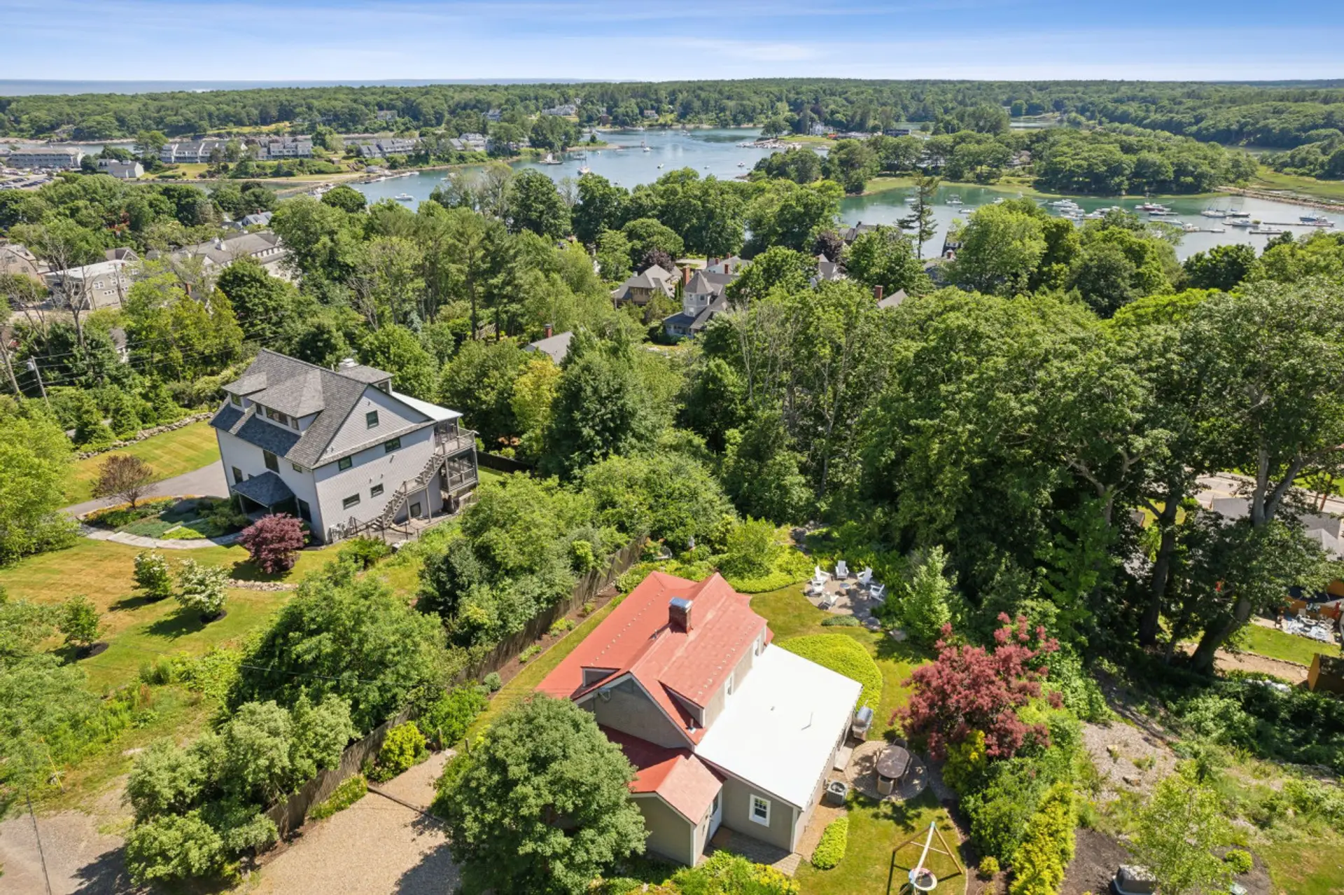 Perched atop York Harbor on Sentry Hill