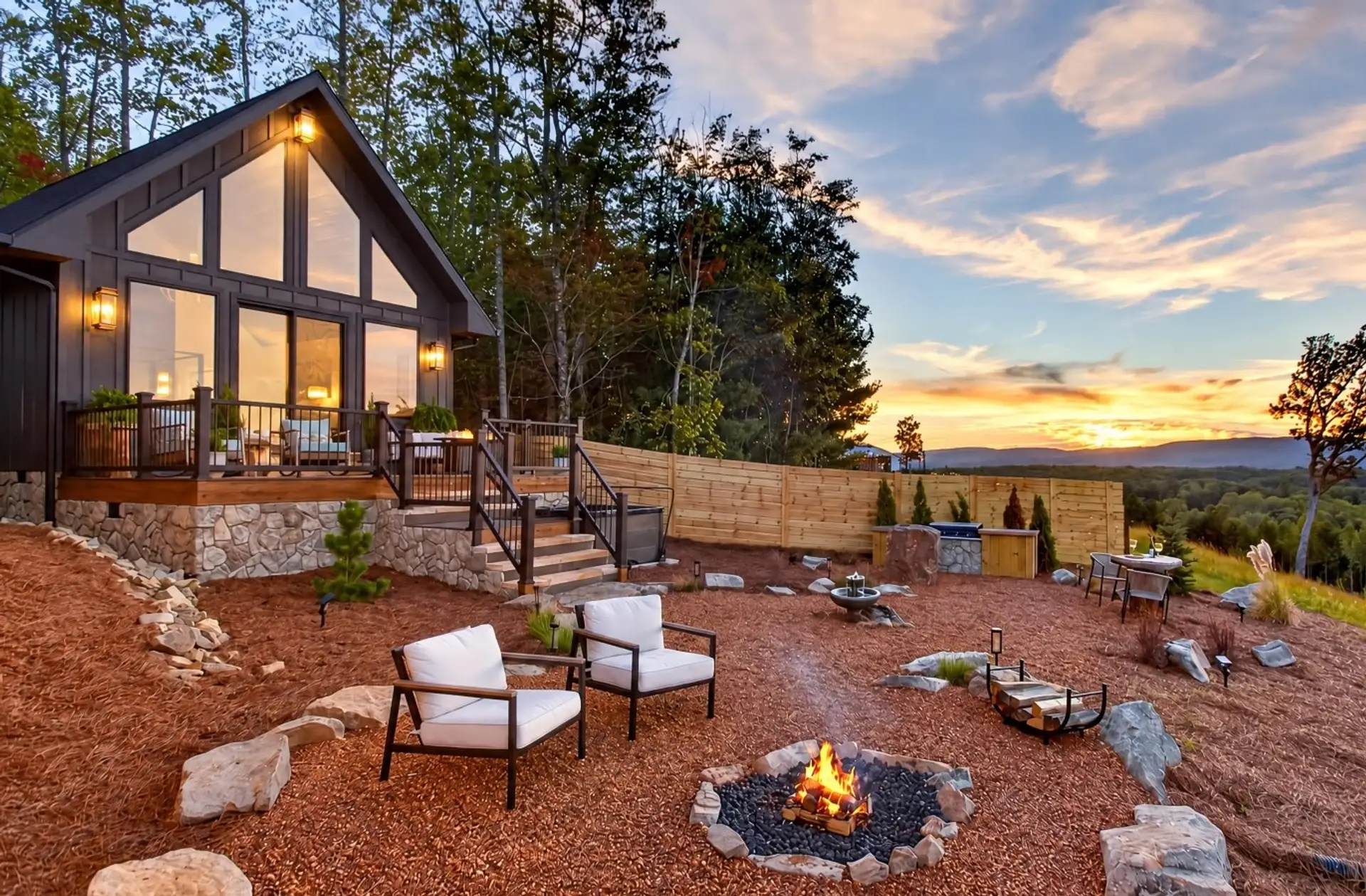 Bellora, A romantic cabin designed for a relaxing couples getaway.