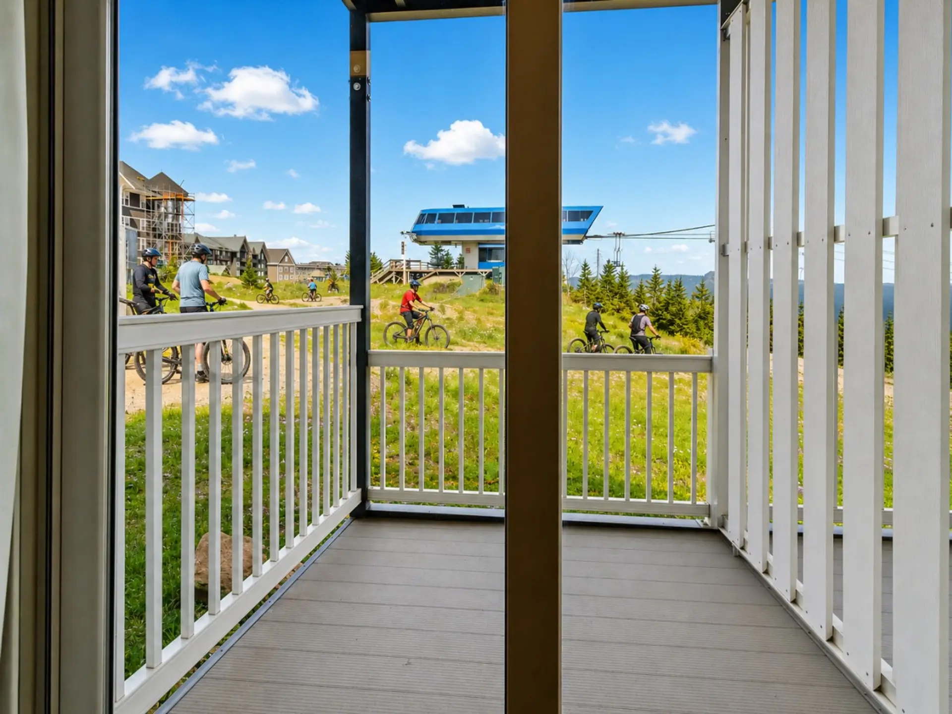 View from private deck