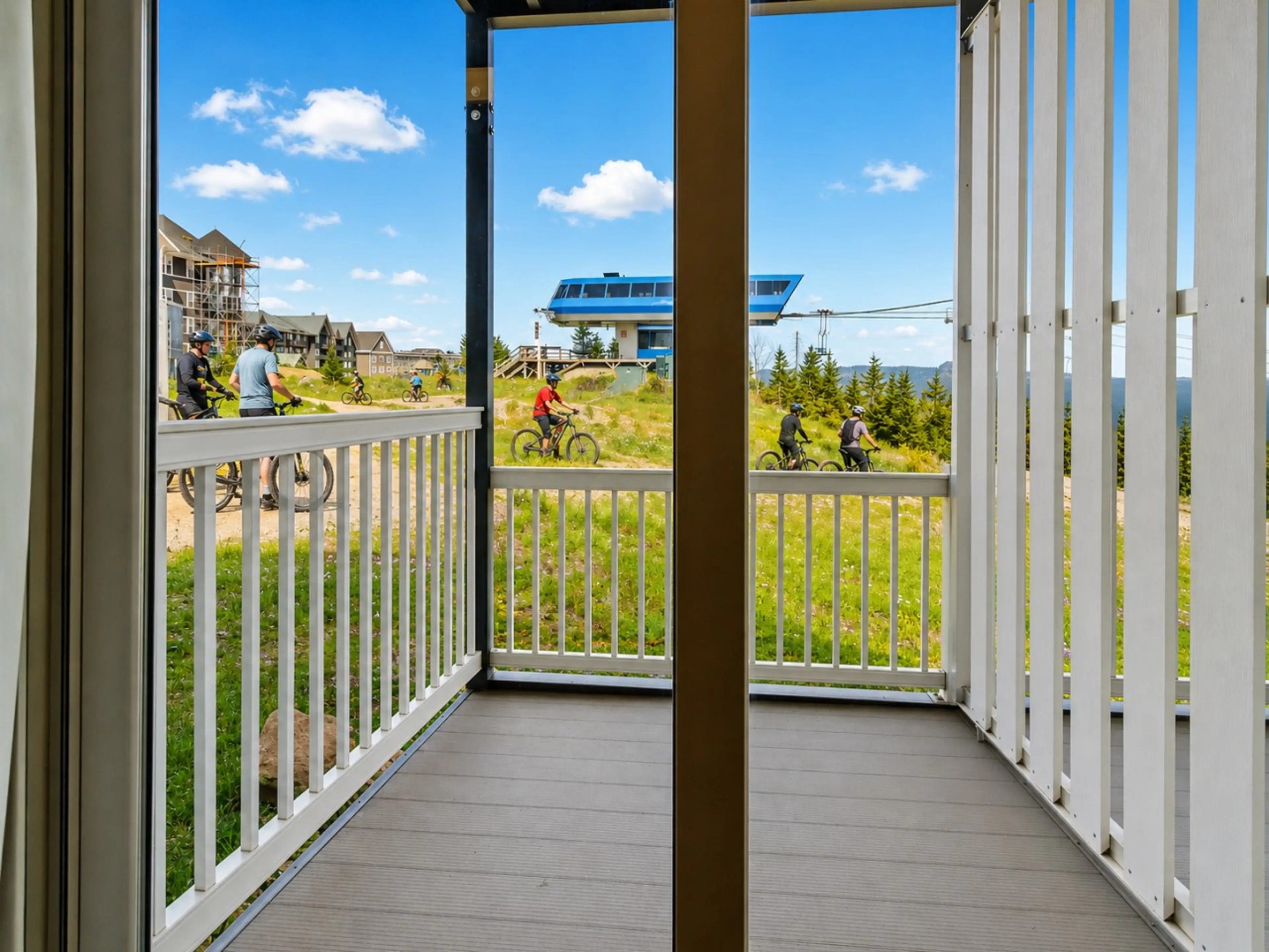 View from private deck