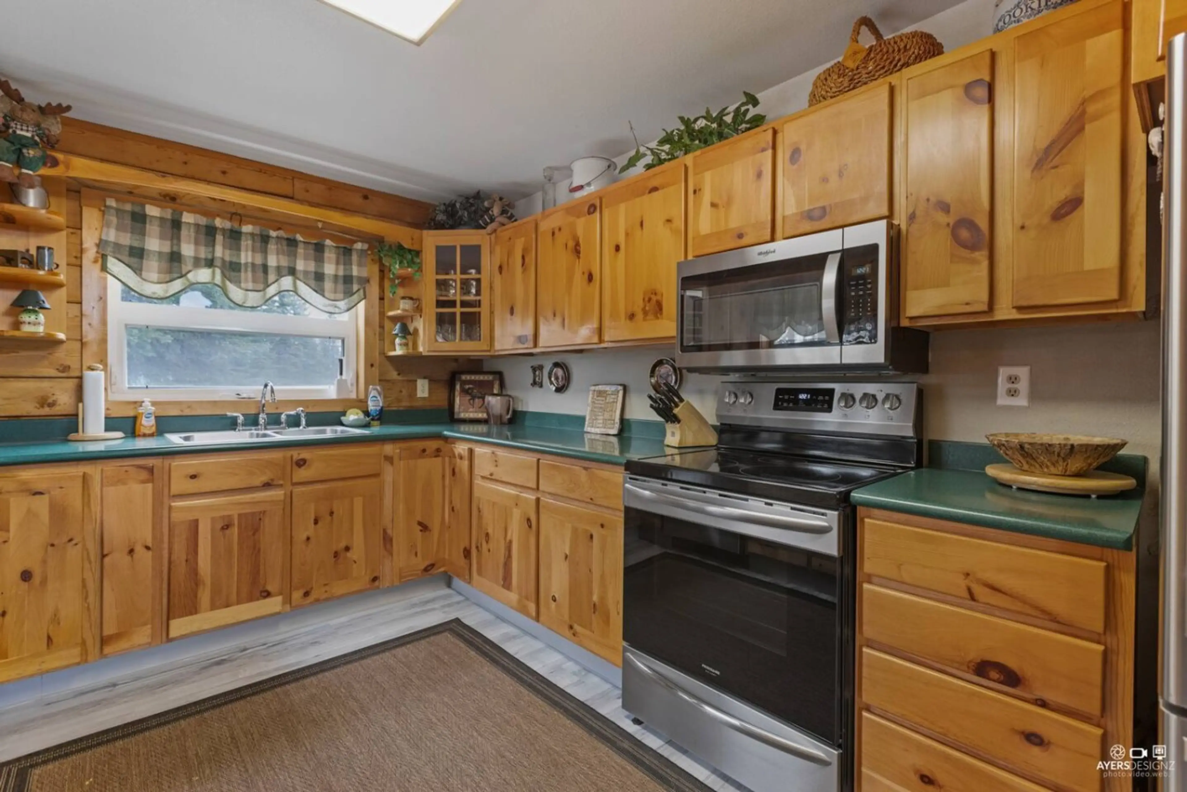 Fully equipped kitchen for home-cooked meals.