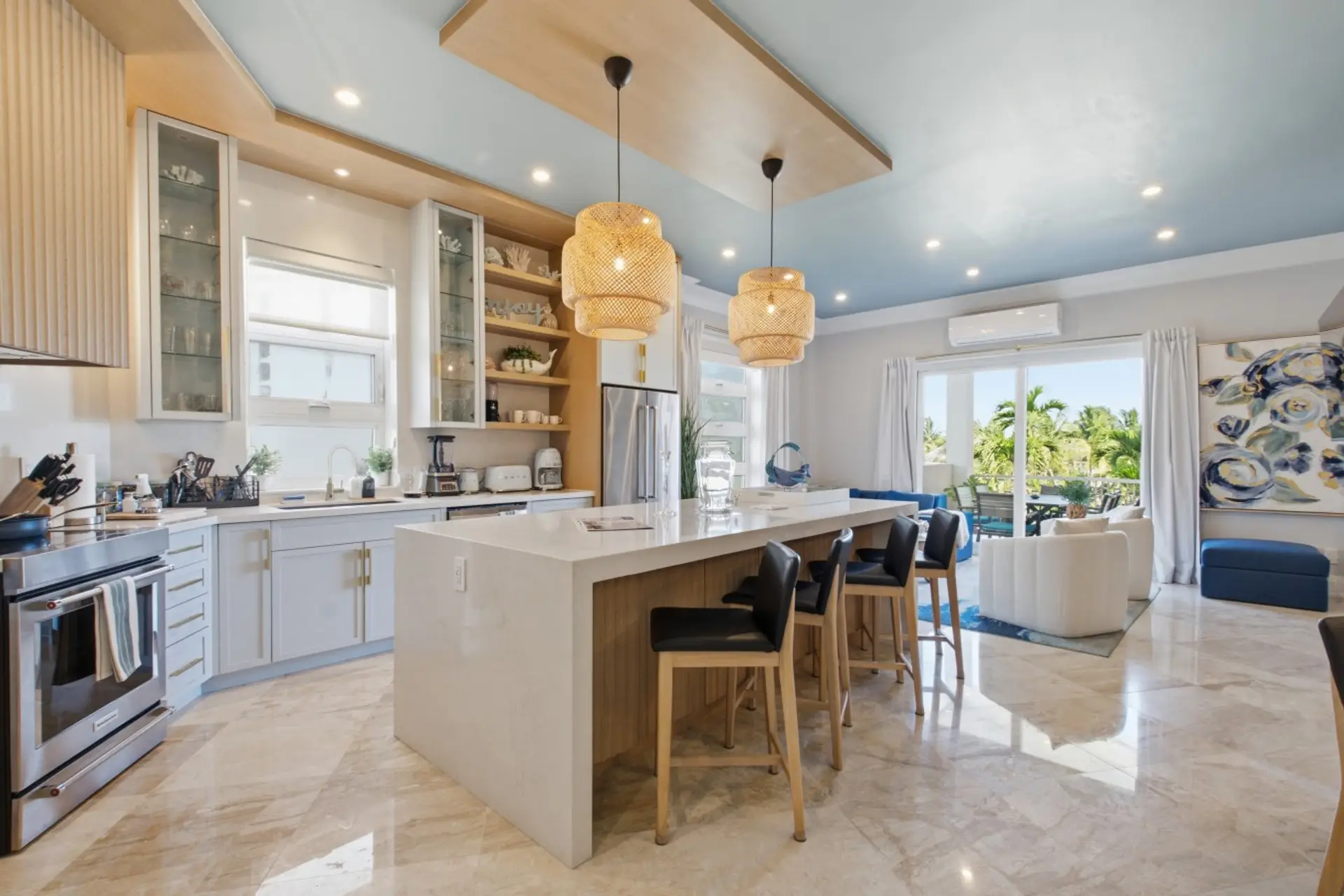 Modern oceanfront living meets classic island charm. Spacious, sun-drenched, and steps from the sand.