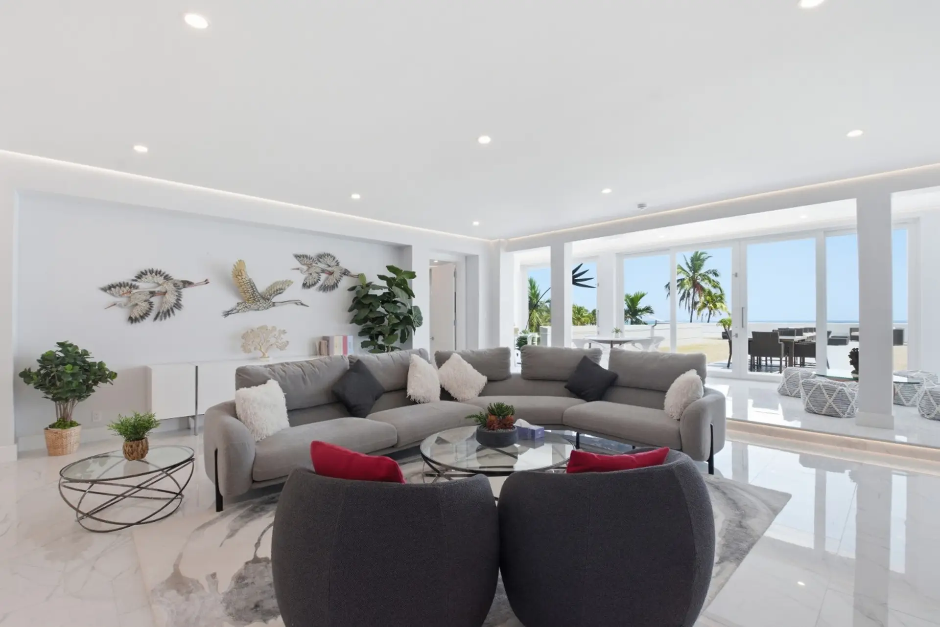 Soak up the laid-back luxury of our open-plan space — where clean lines meet coastal comfort.