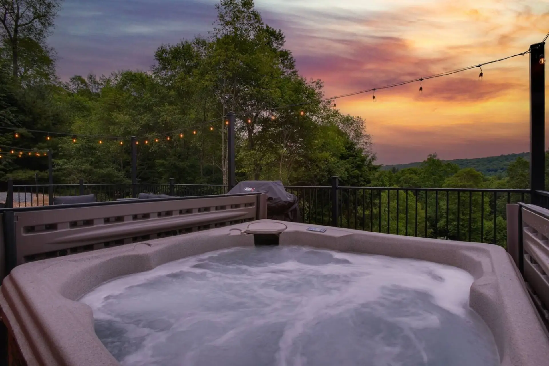 The hot tub is ready!