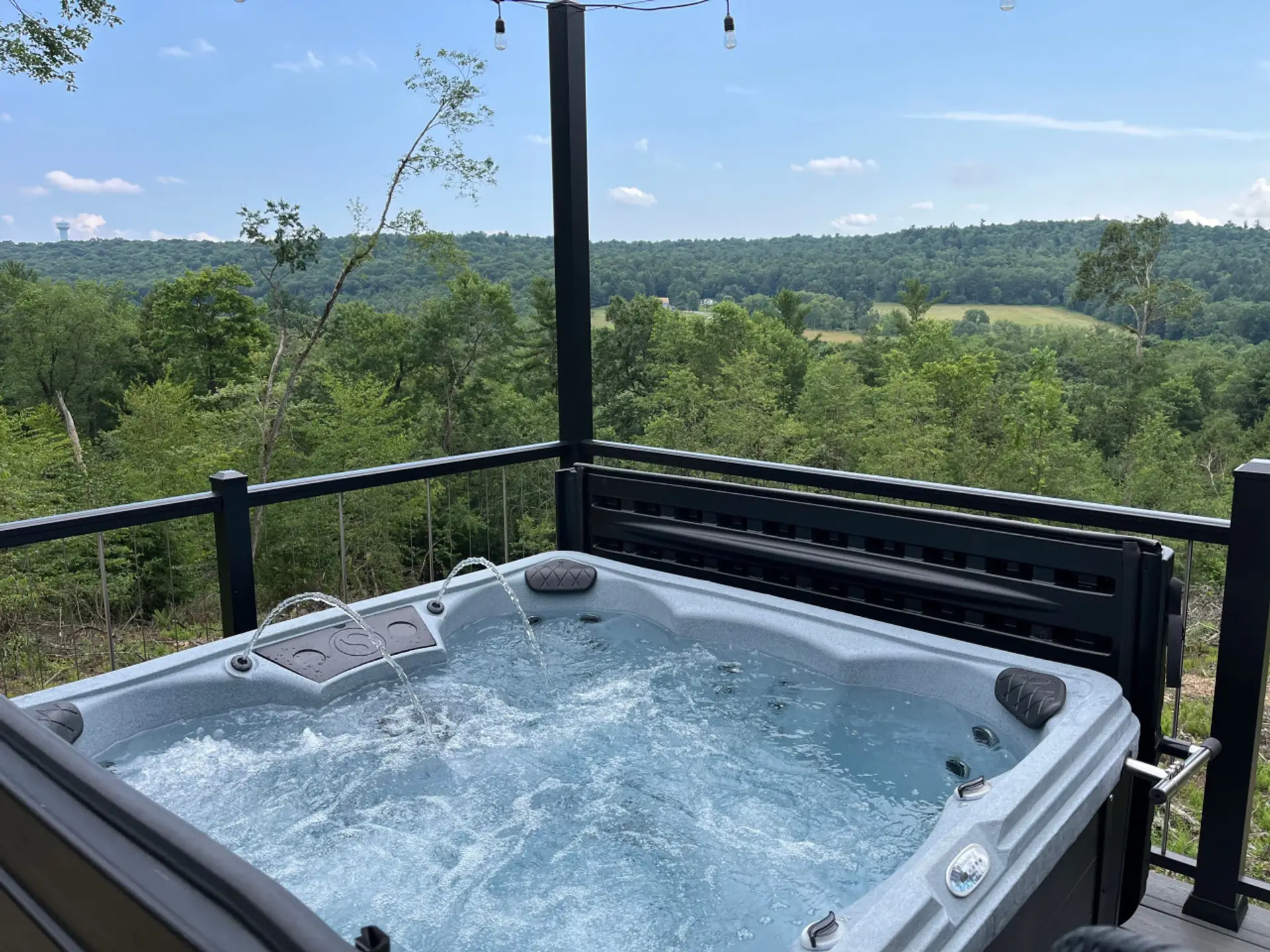 We'll have the hot tub ready for you!