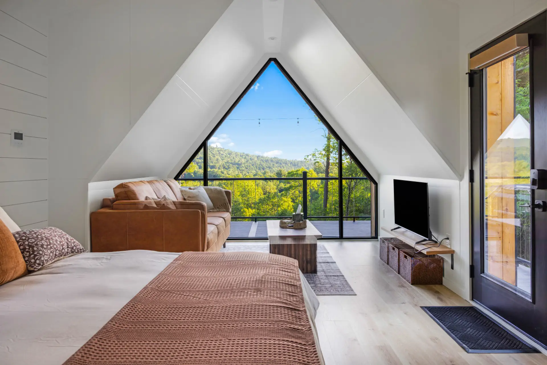 A frame cabin!