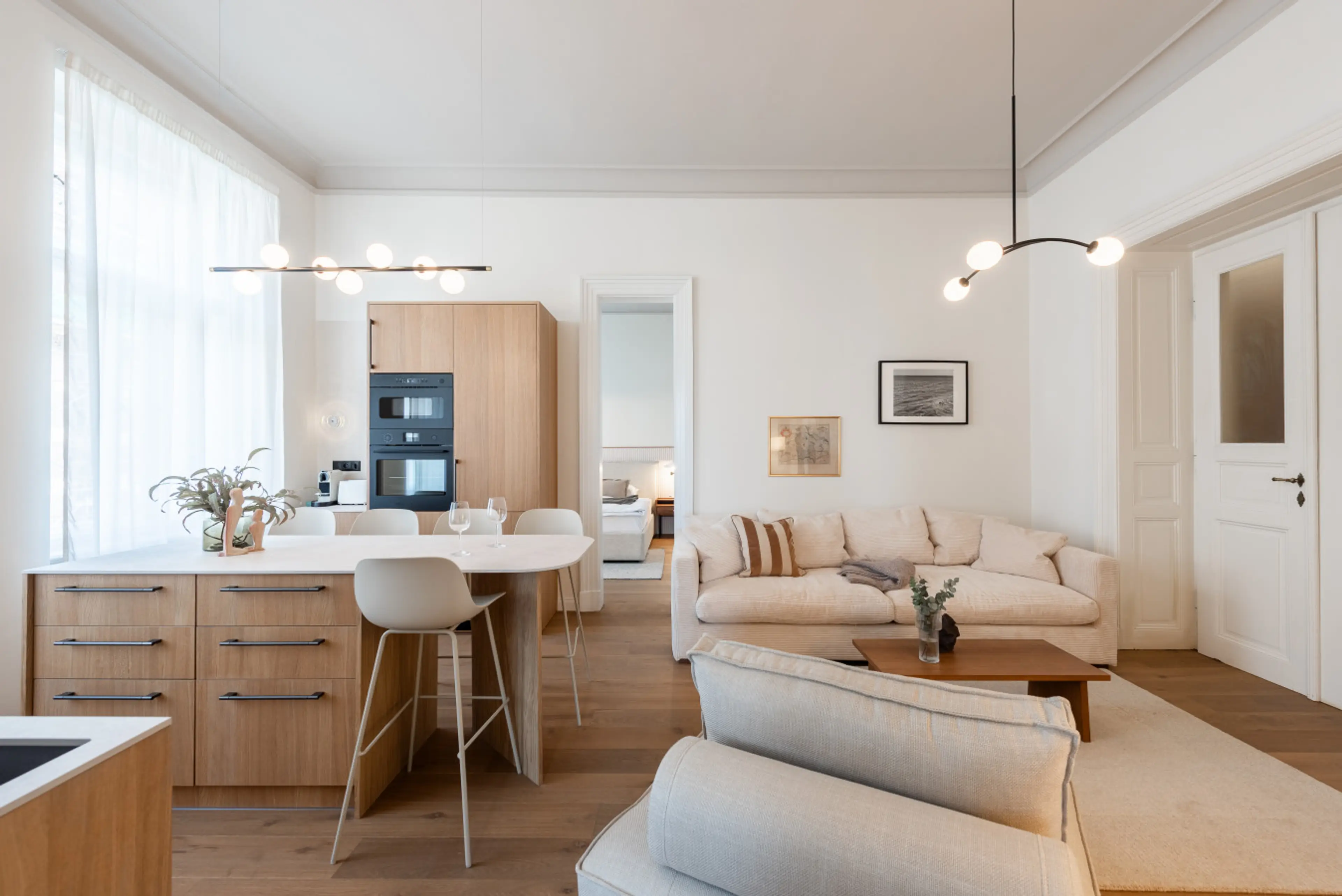 Kitchen & Living room