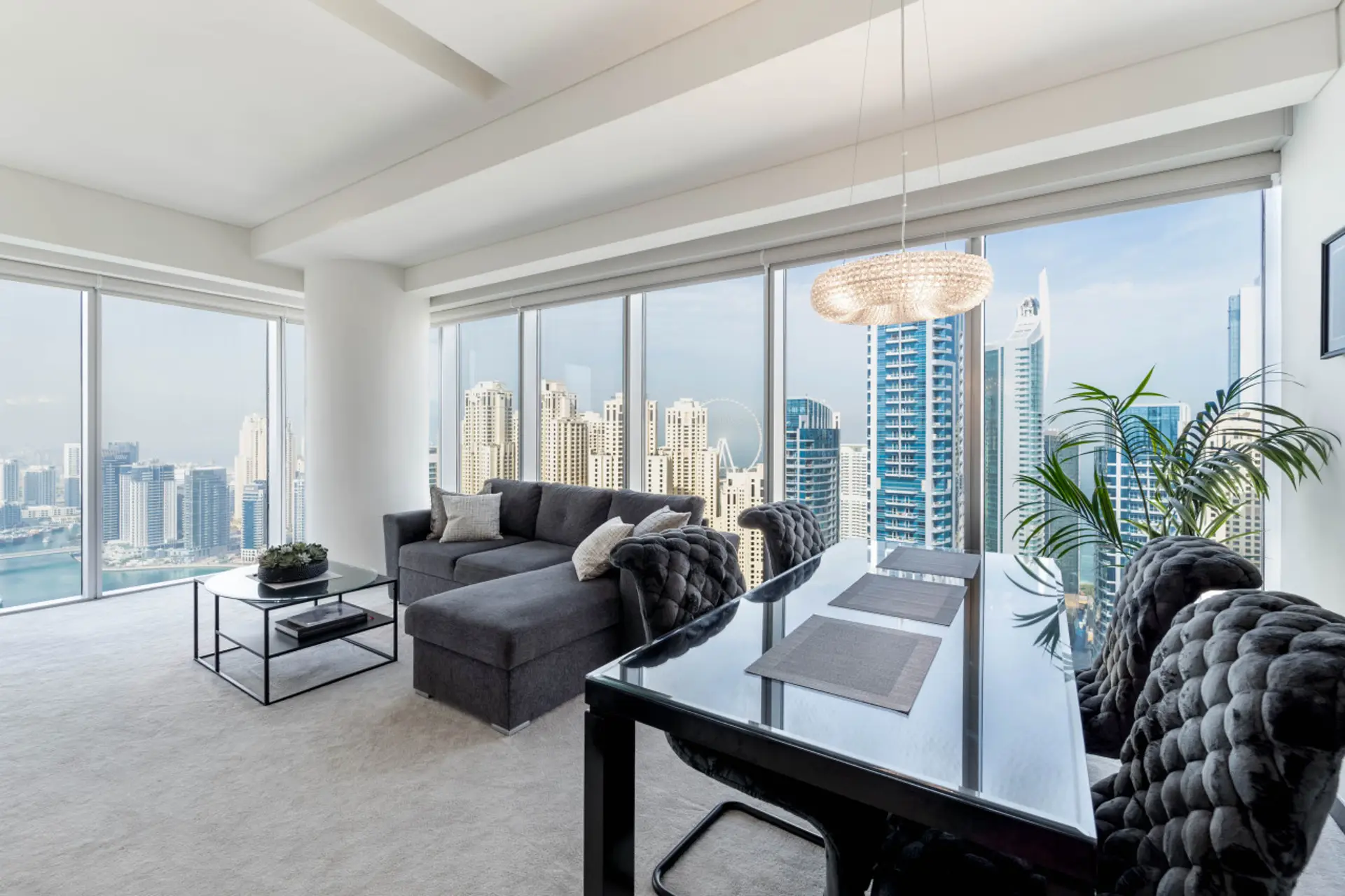 Living Room and Dining Area