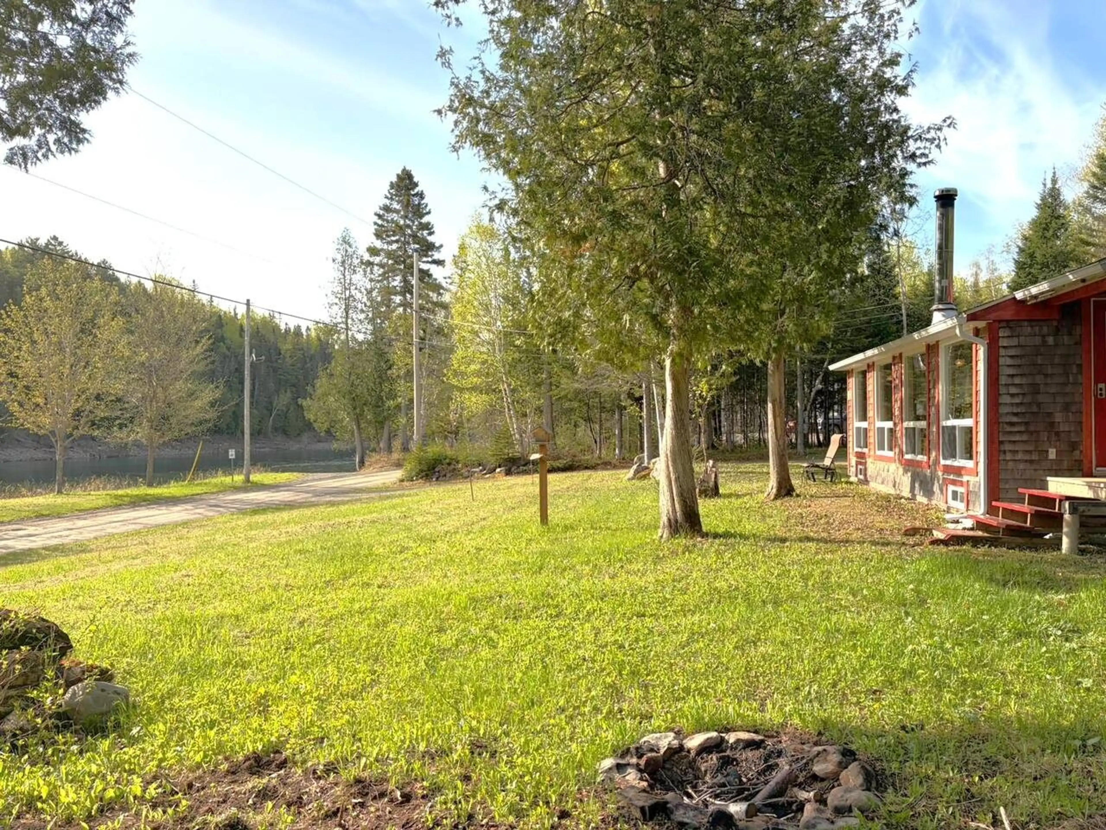 Front lawn overlooking the river