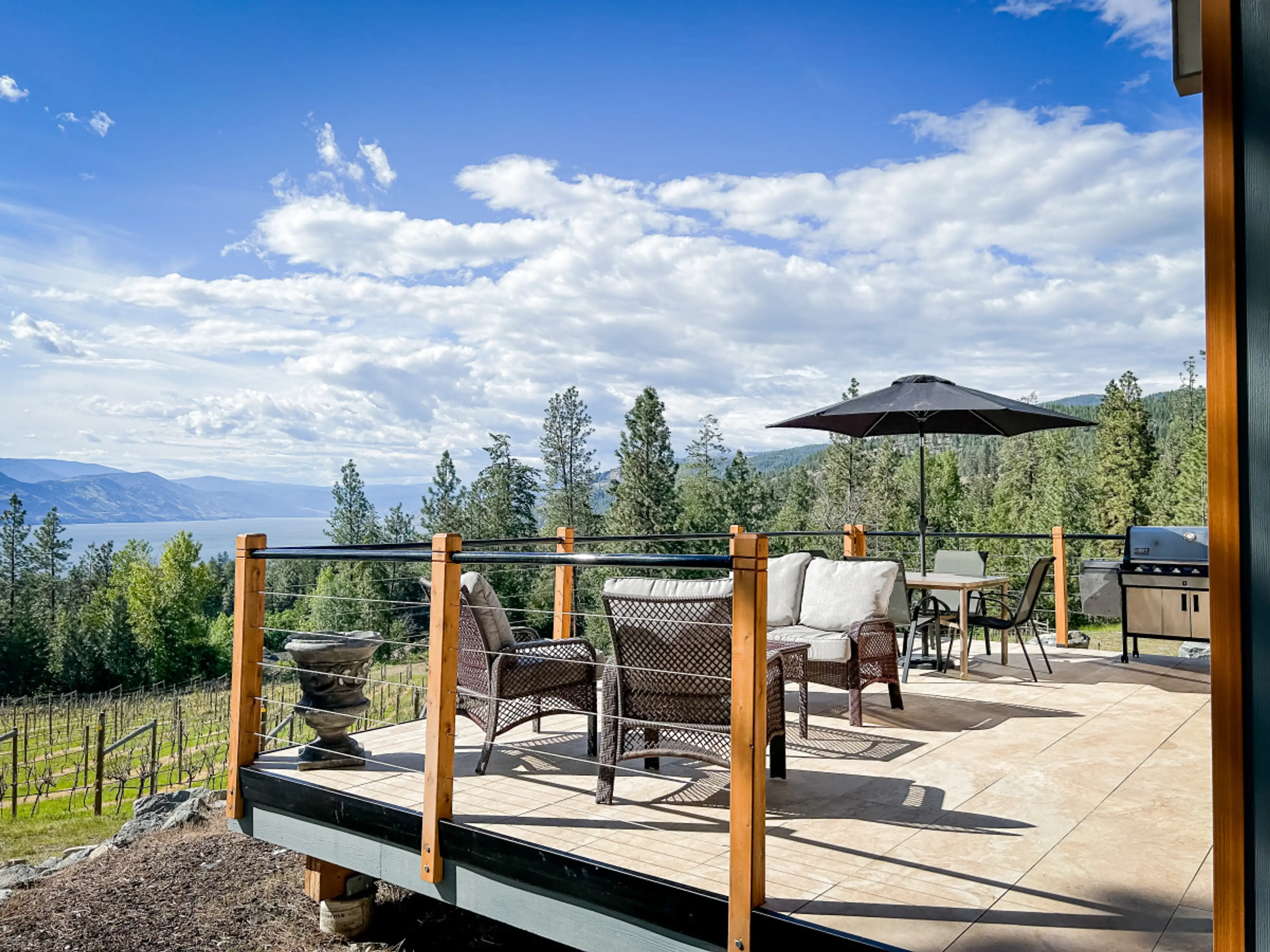 Private Patio with Outdoor Comfort